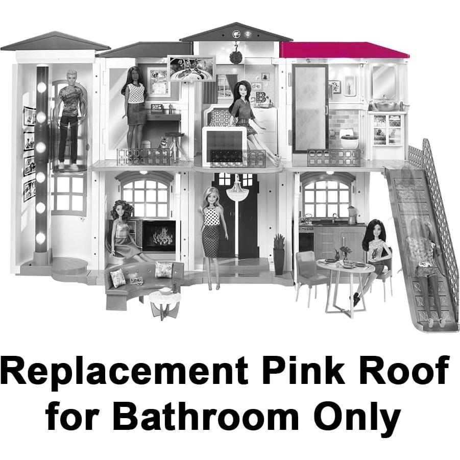 Techo Rosa de Repuesto para Baño Barbie Hello Dreamhouse DPX21