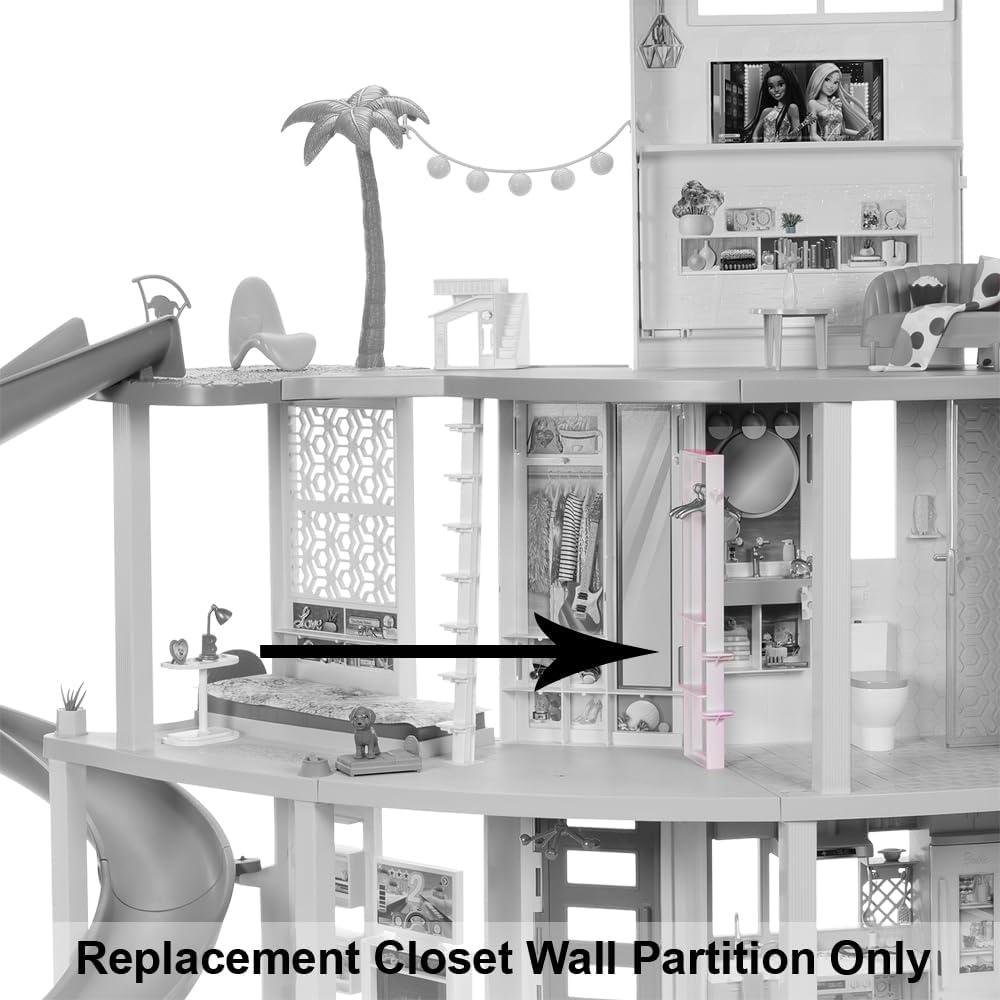 Pieza de Repuesto Muñeca Barbie HMX10 Pared Armario Blanca