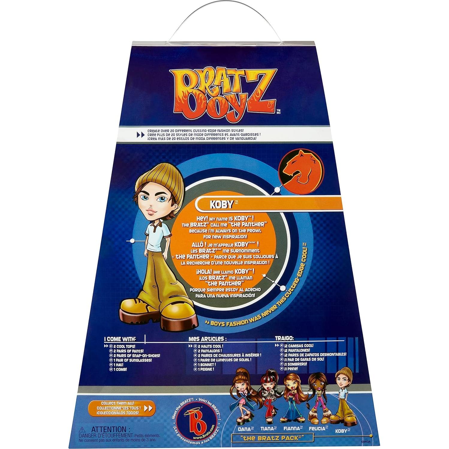 Muñeca Bratz Koby Boyz Original Serie 3 con 2 Atuendos