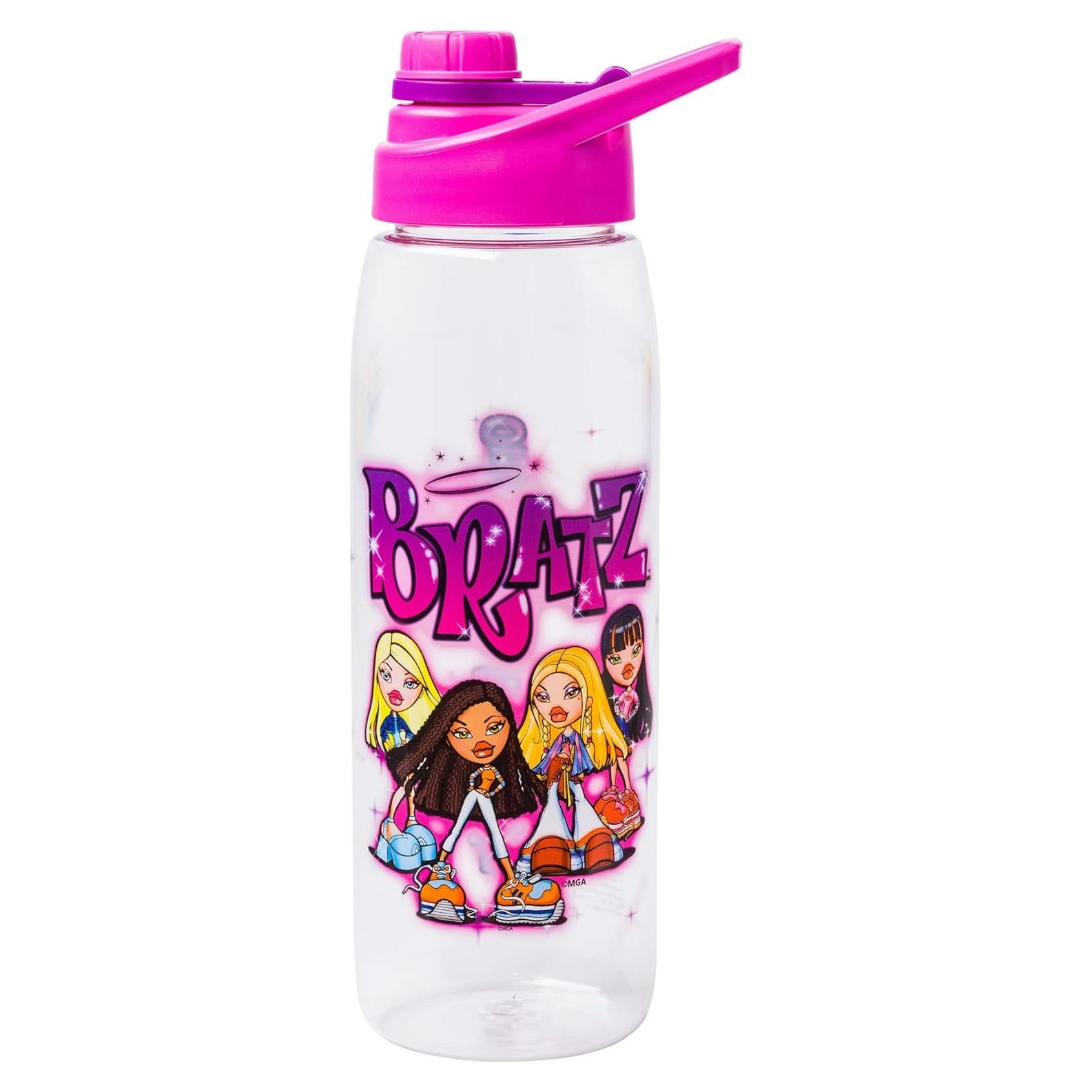 Botella de Agua Silver Buffalo Bratz 800ml con Tapa de Rosca