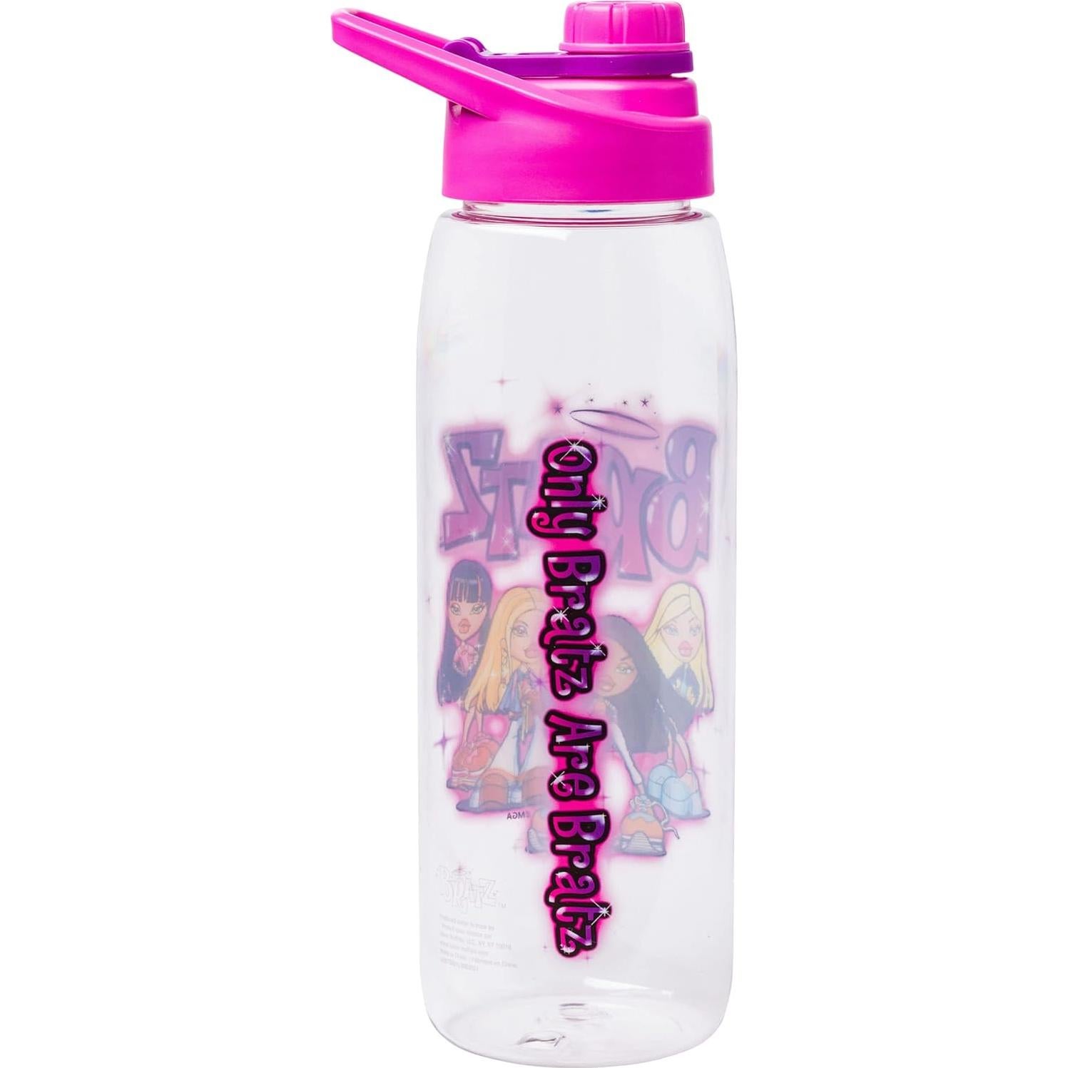 Botella de Agua Silver Buffalo Bratz 800ml con Tapa de Rosca