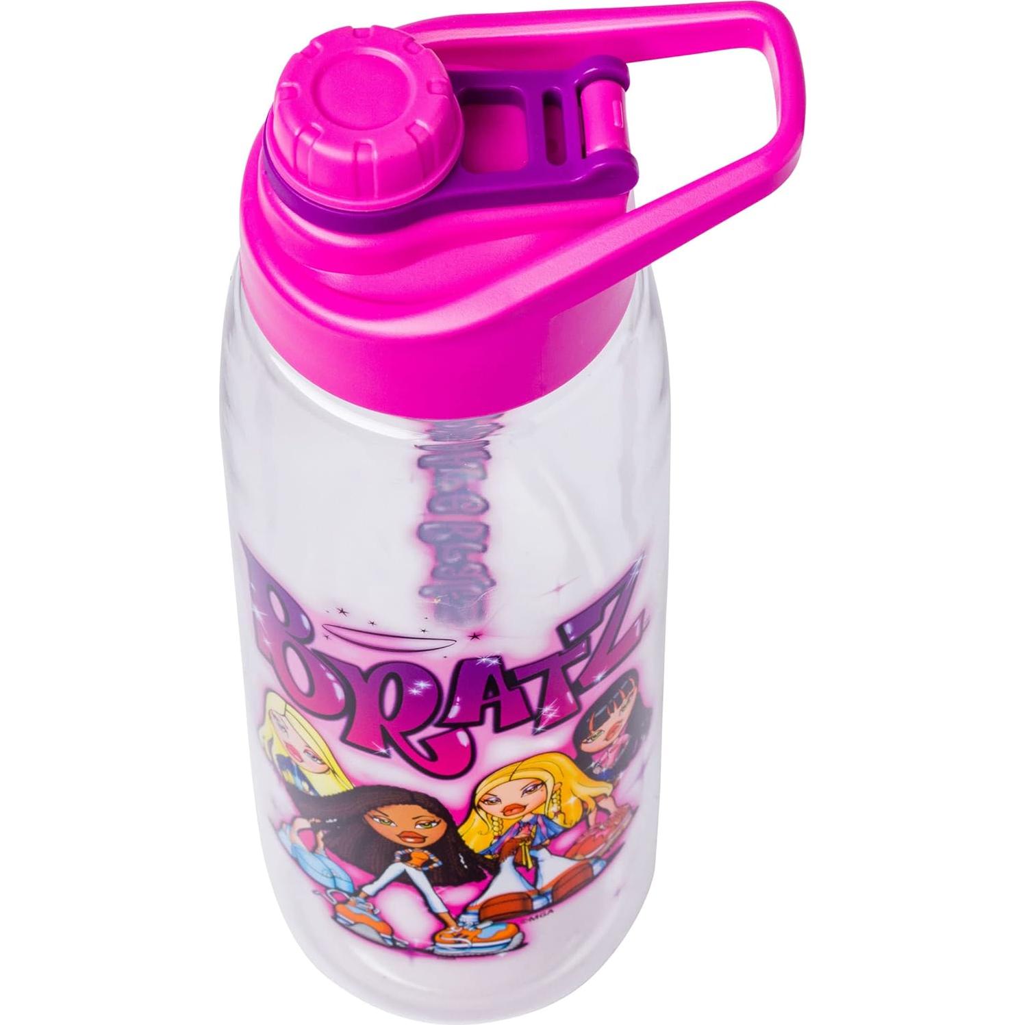 Botella de Agua Silver Buffalo Bratz 800ml con Tapa de Rosca