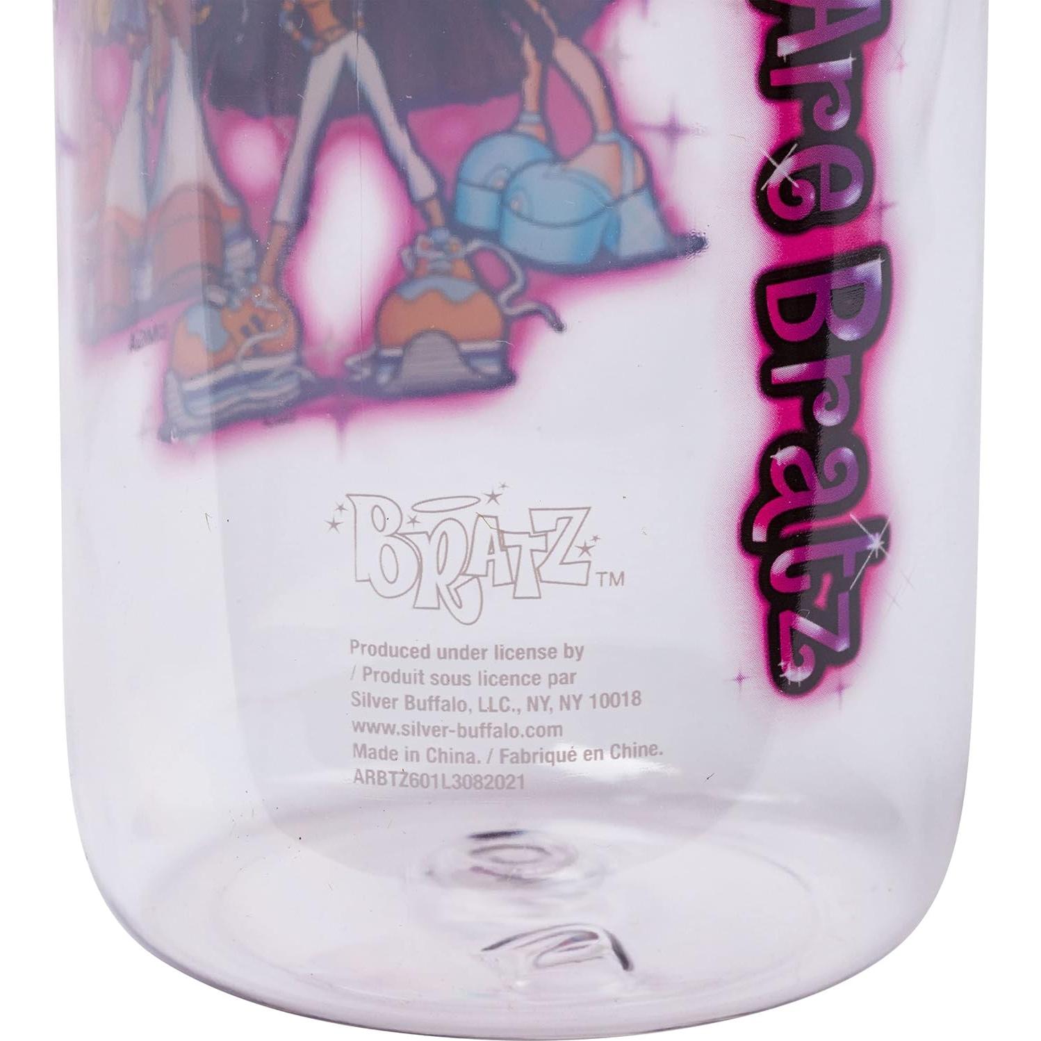 Botella de Agua Silver Buffalo Bratz 800ml con Tapa de Rosca