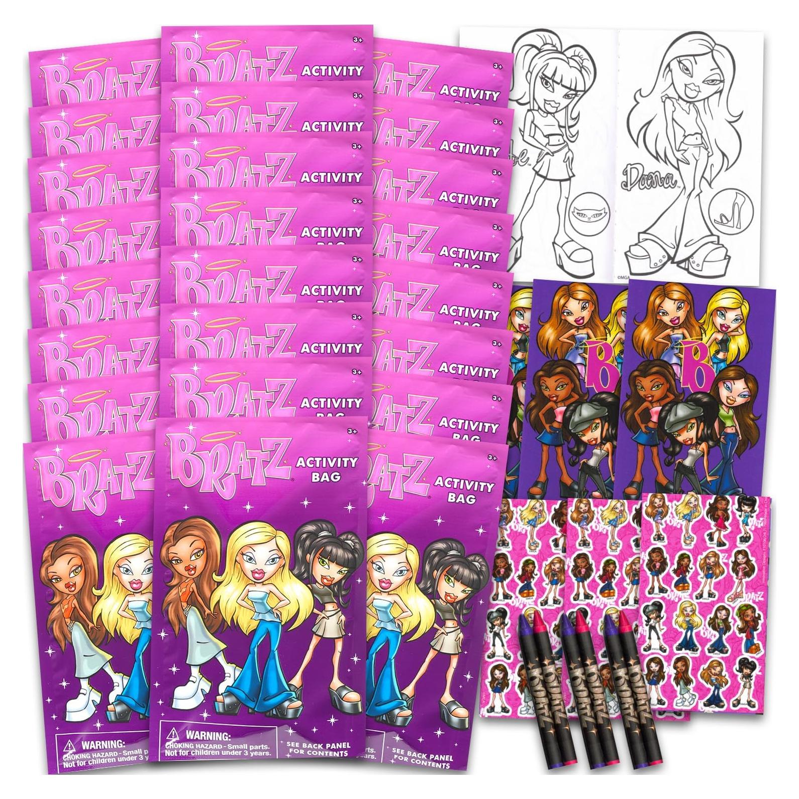 Conjunto de Fiesta Bratz - 24 Paquetes de Juego con Libros y Stickers