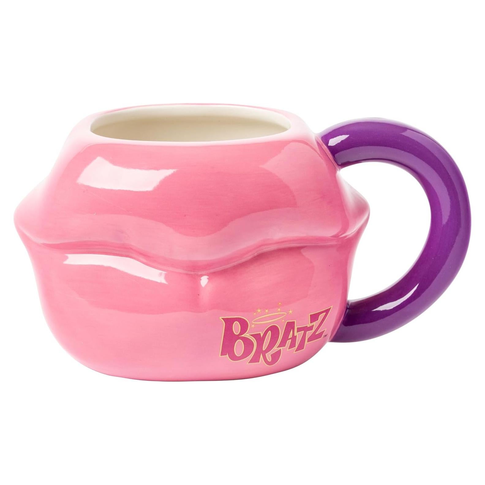 Taza Cerámica 3D Bratz Silver Buffalo 591 ml Labios