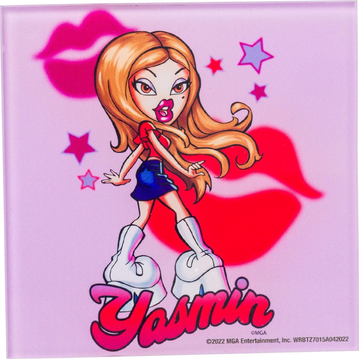 Conjunto de Posavasos de Vidrio Bratz 4 Piezas Silver Buffalo