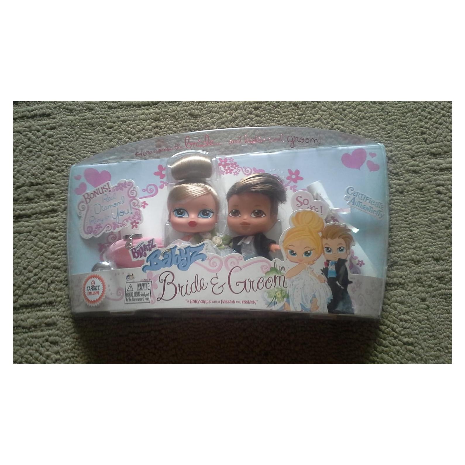 Muñecas Bratz Babyz Novia Cloe y Novio Cade con Accesorios
