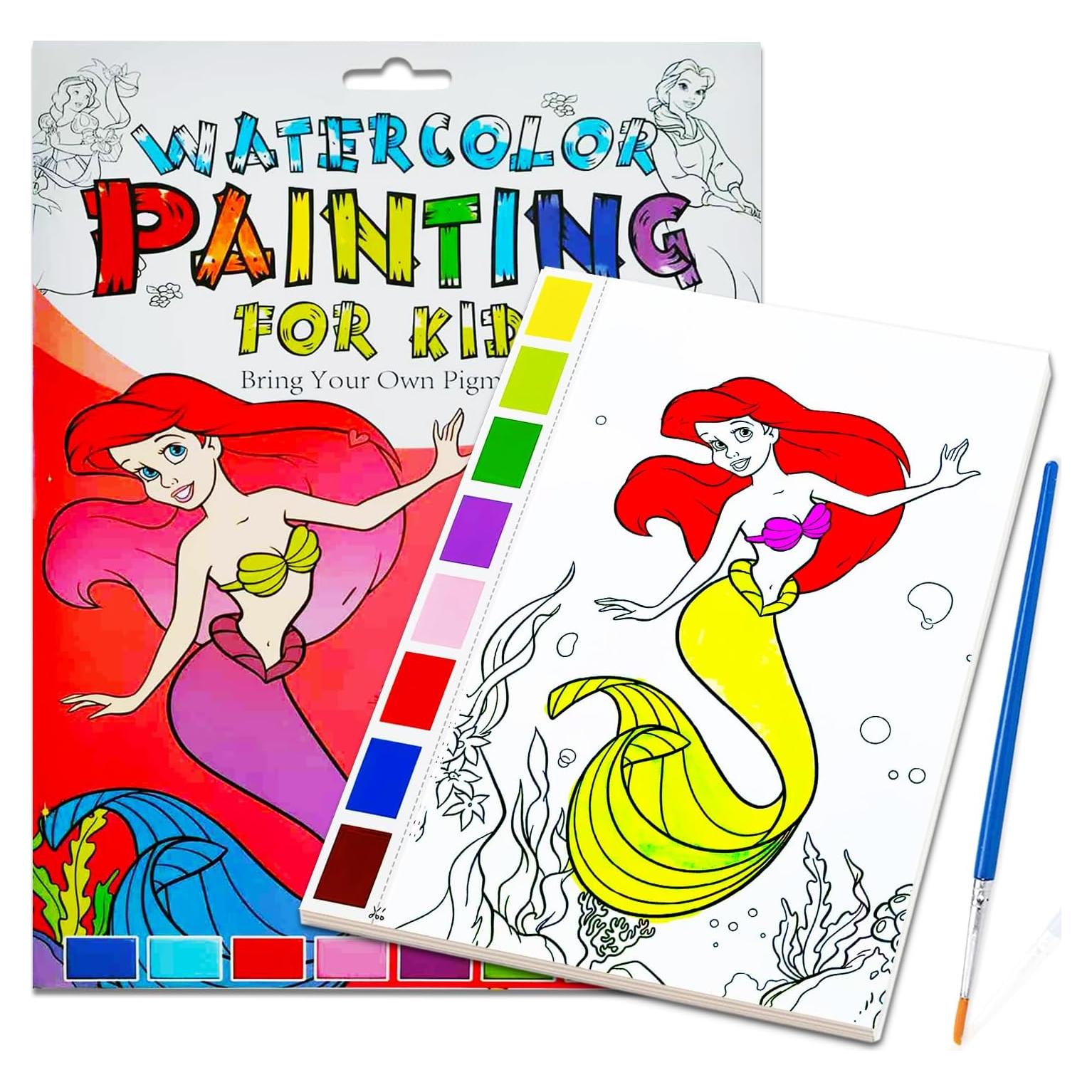 Libro de Colorear Acuarelas JZILU para Niños - Pintura Mágica