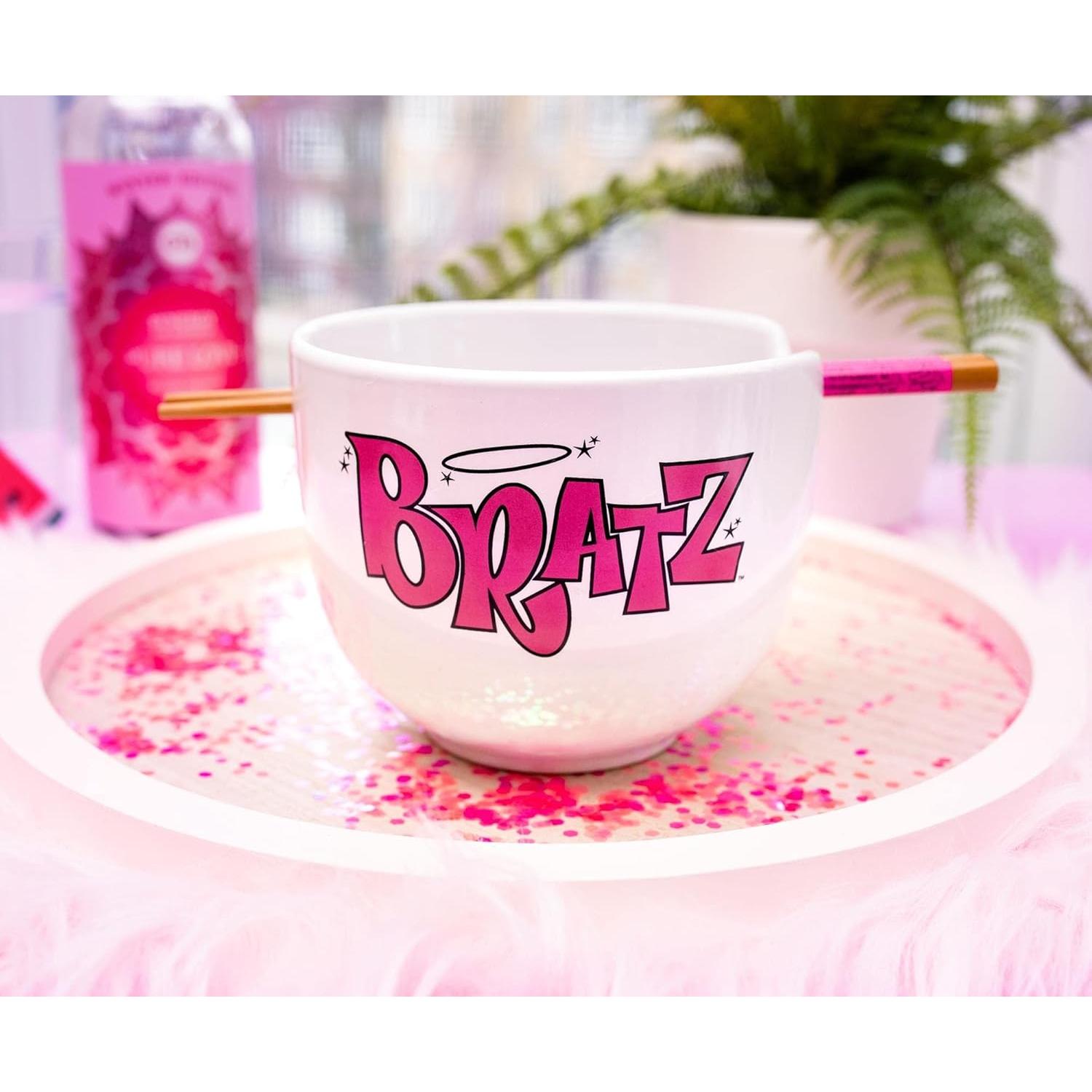 Tazón de Ramen Cerámica Bratz 590ml con Palillos Reutilizables