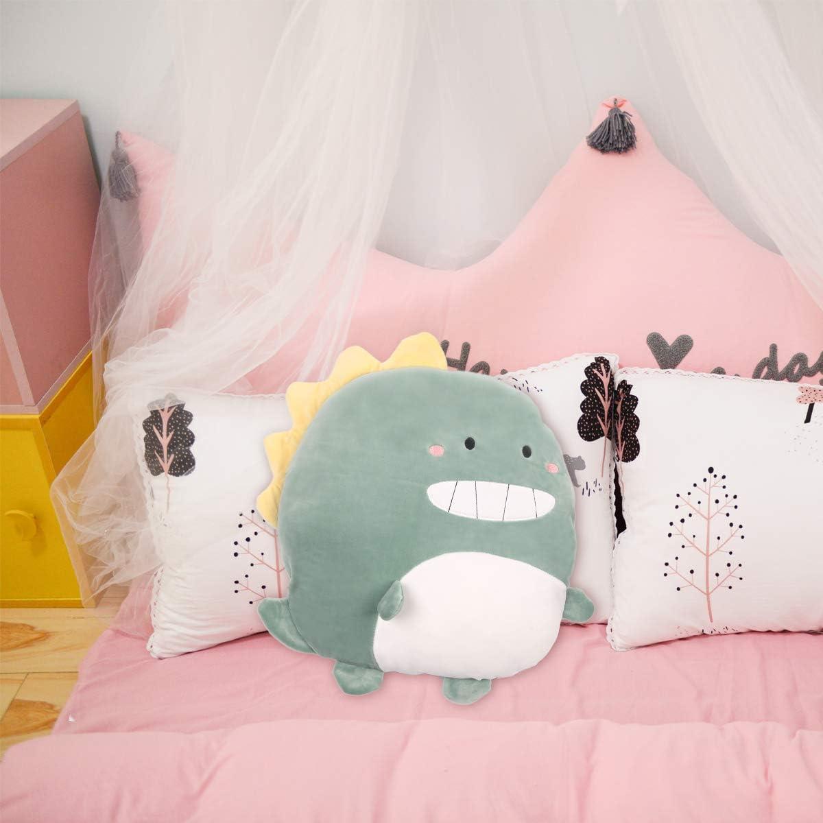 Almohada de Peluche Dinosaurio Verde ARELUX 40.6 cm Kawaii