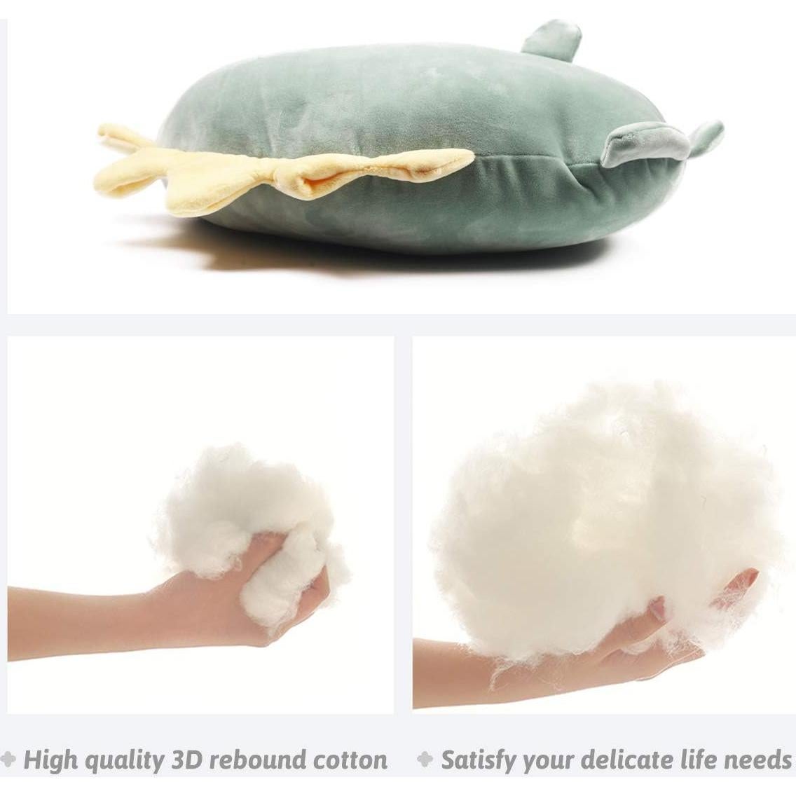 Almohada de Peluche Dinosaurio Verde ARELUX 40.6 cm Kawaii