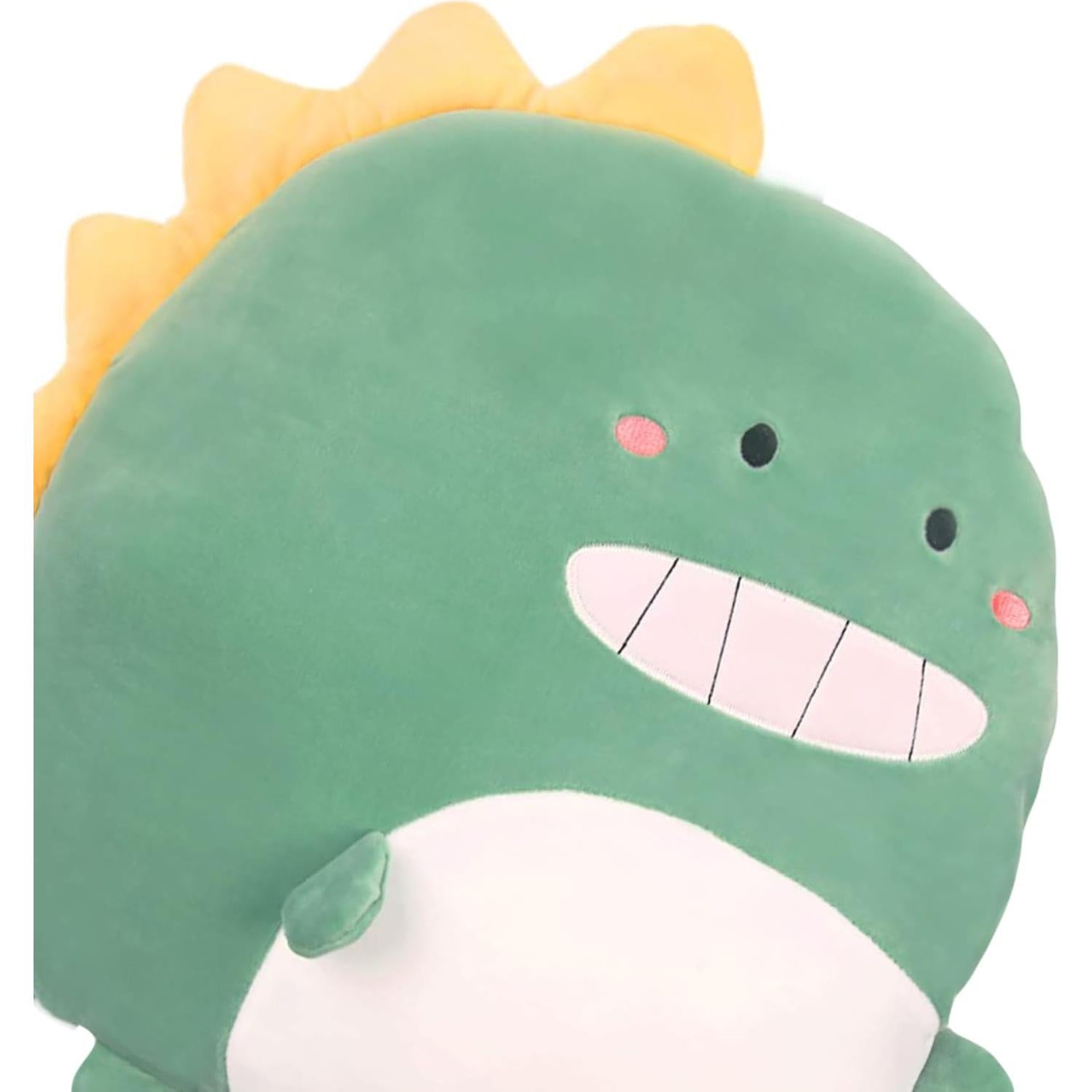 Almohada de Peluche Dinosaurio Verde ARELUX 40.6 cm Kawaii