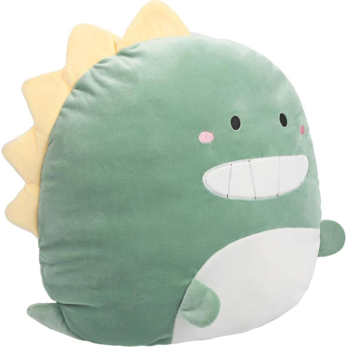 Almohada de Peluche Dinosaurio Verde ARELUX 40.6 cm Kawaii