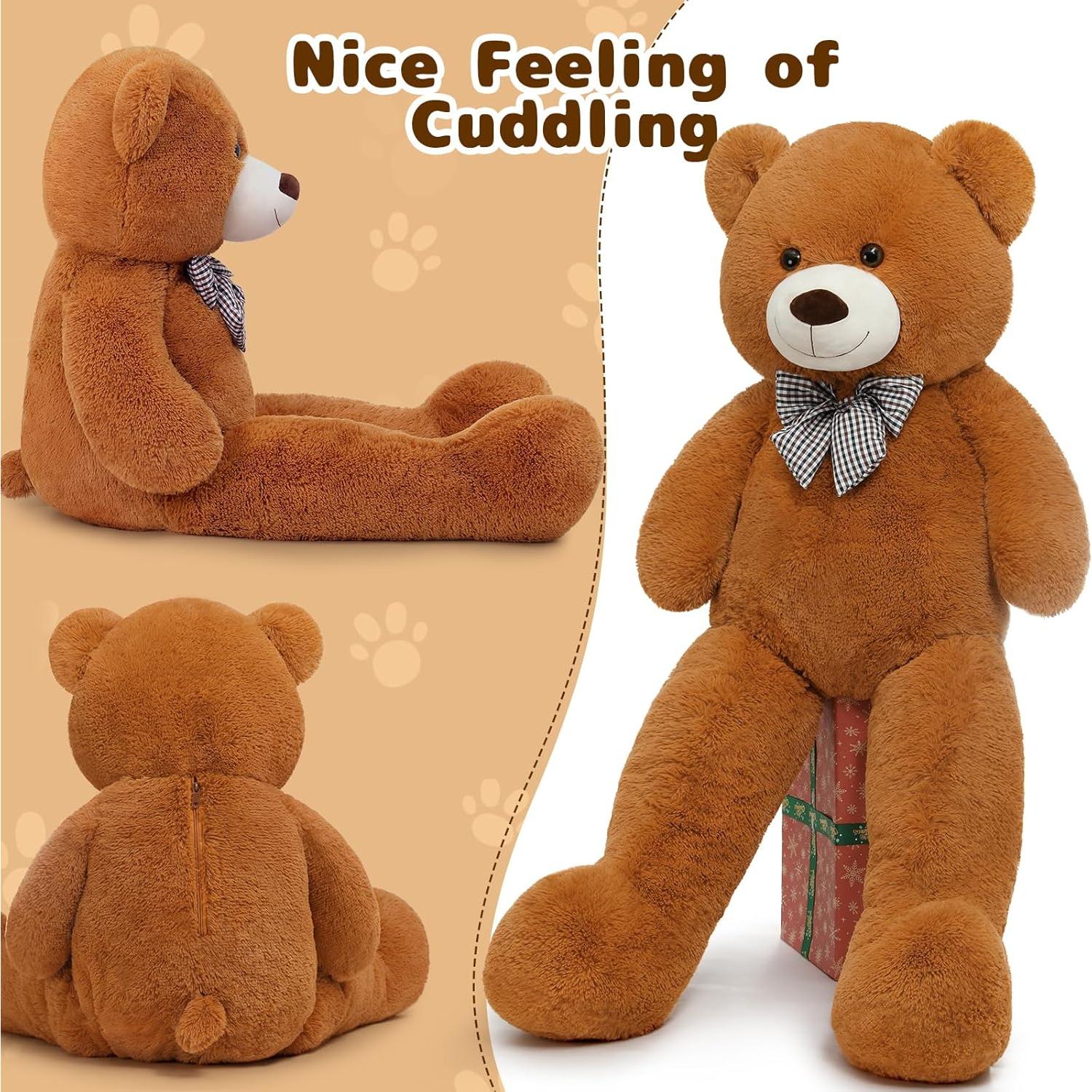 Oso de Peluche Jumbo Marrón 120 cm MaoGoLan - Regalo Ideal