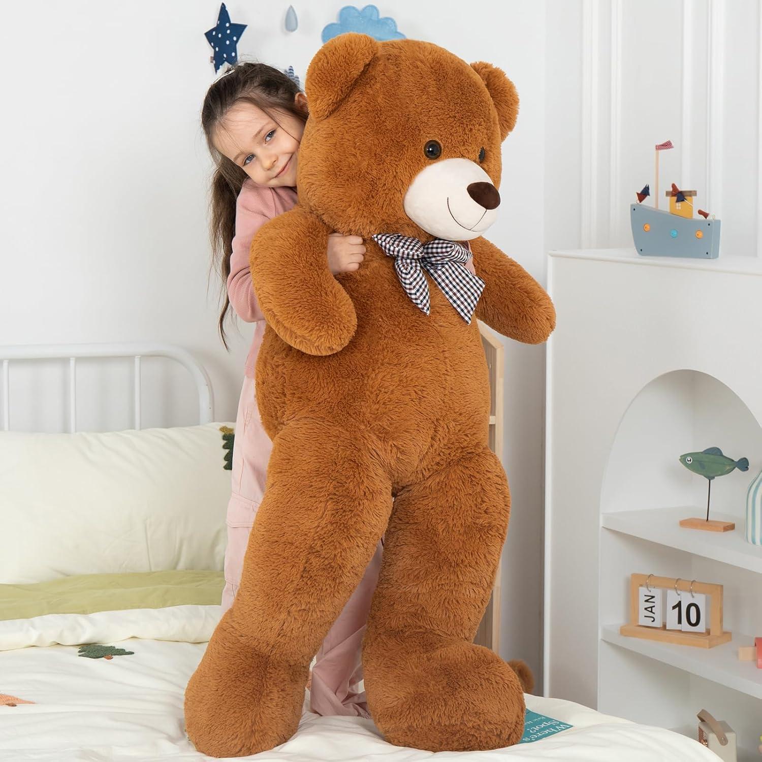 Oso de Peluche Jumbo Marrón 120 cm MaoGoLan - Regalo Ideal