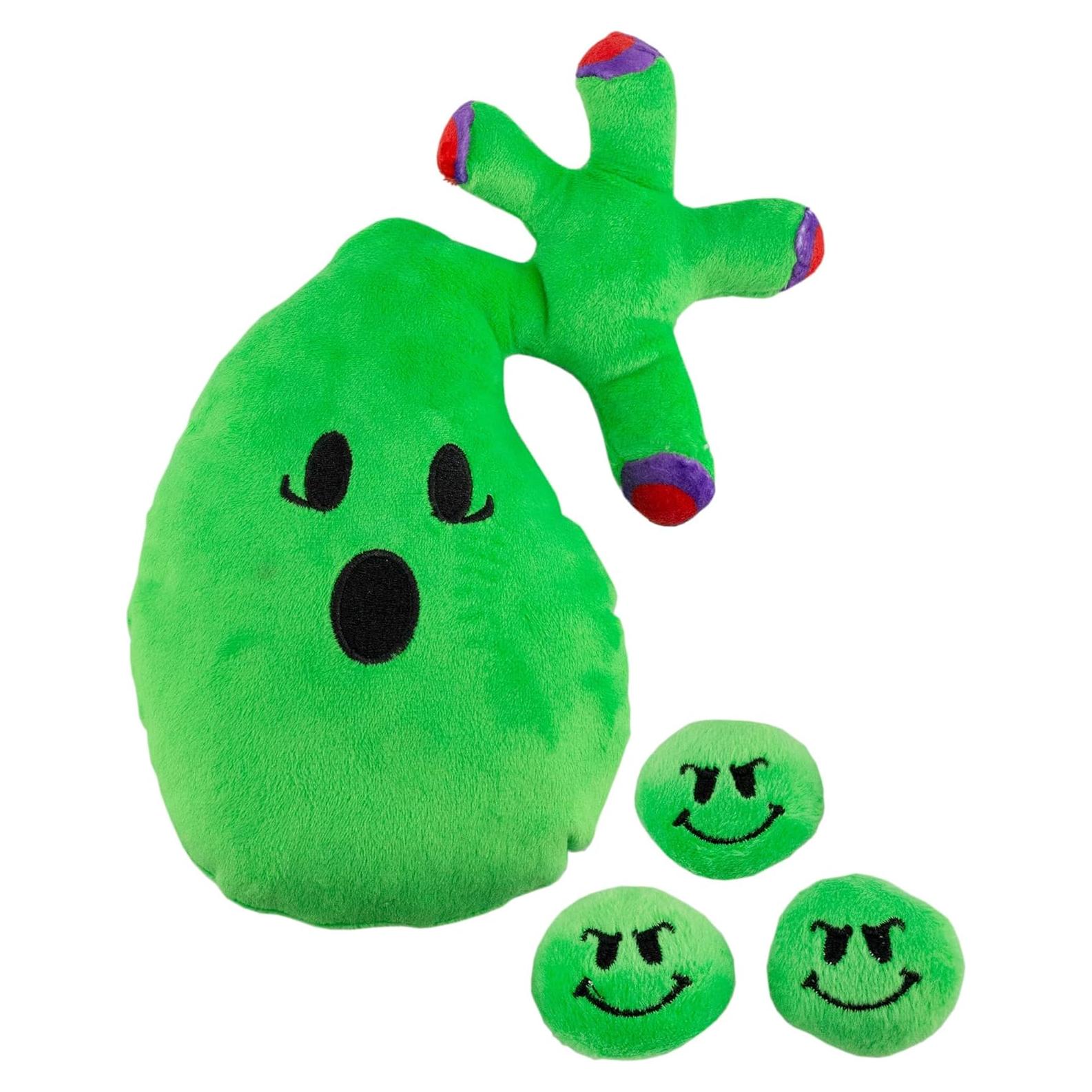 Peluche Vesícula Biliar Attatoy con 3 Cálculos Biliares