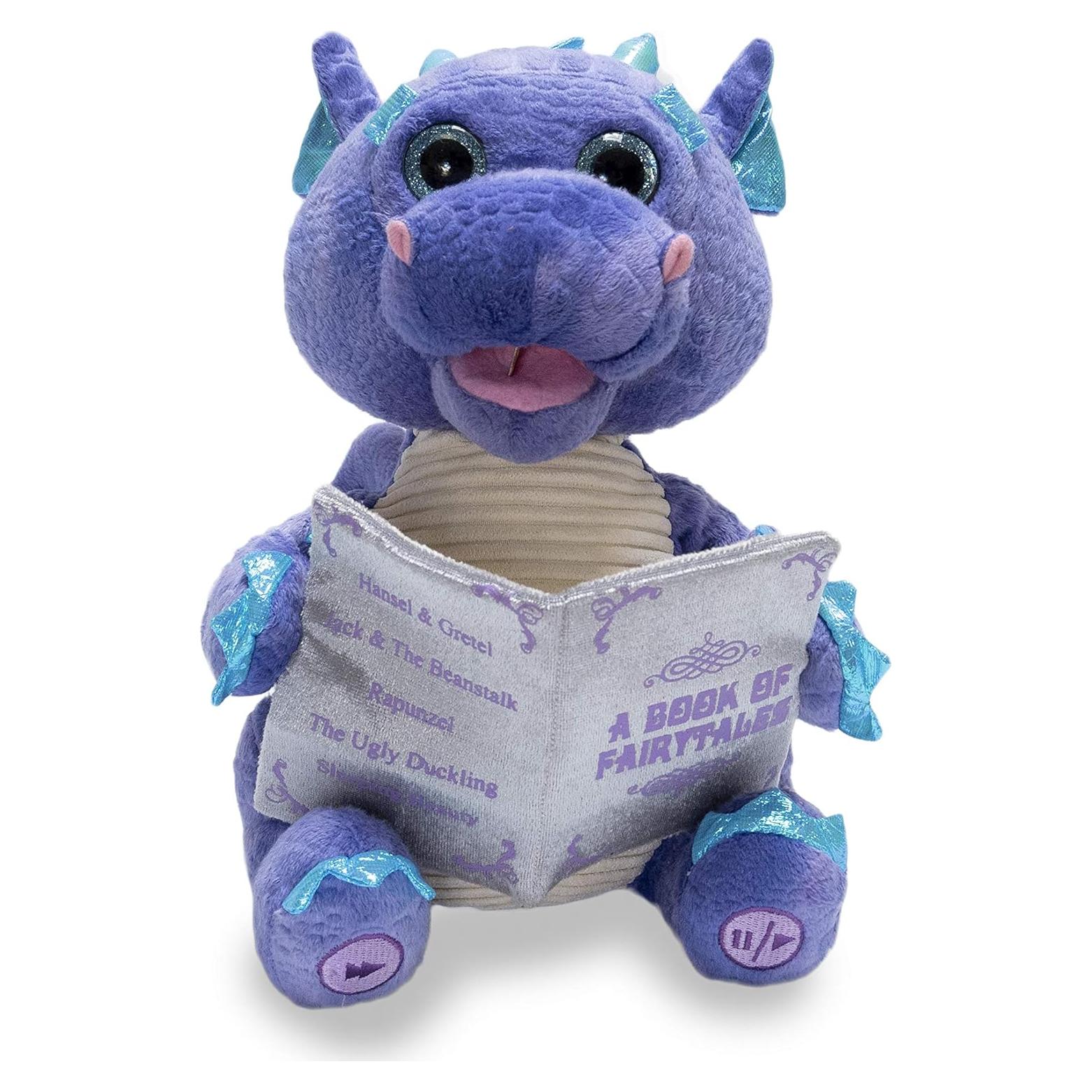 Cuddle Barn Dragón Cuentacuentos Duncan 30 cm Peluche Animado