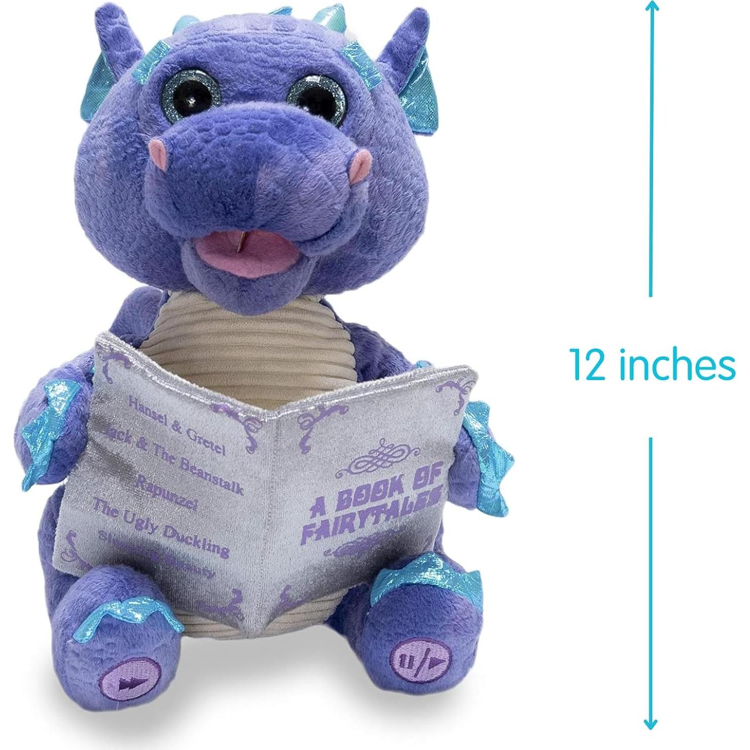 Cuddle Barn Dragón Cuentacuentos Duncan 30 cm Peluche Animado