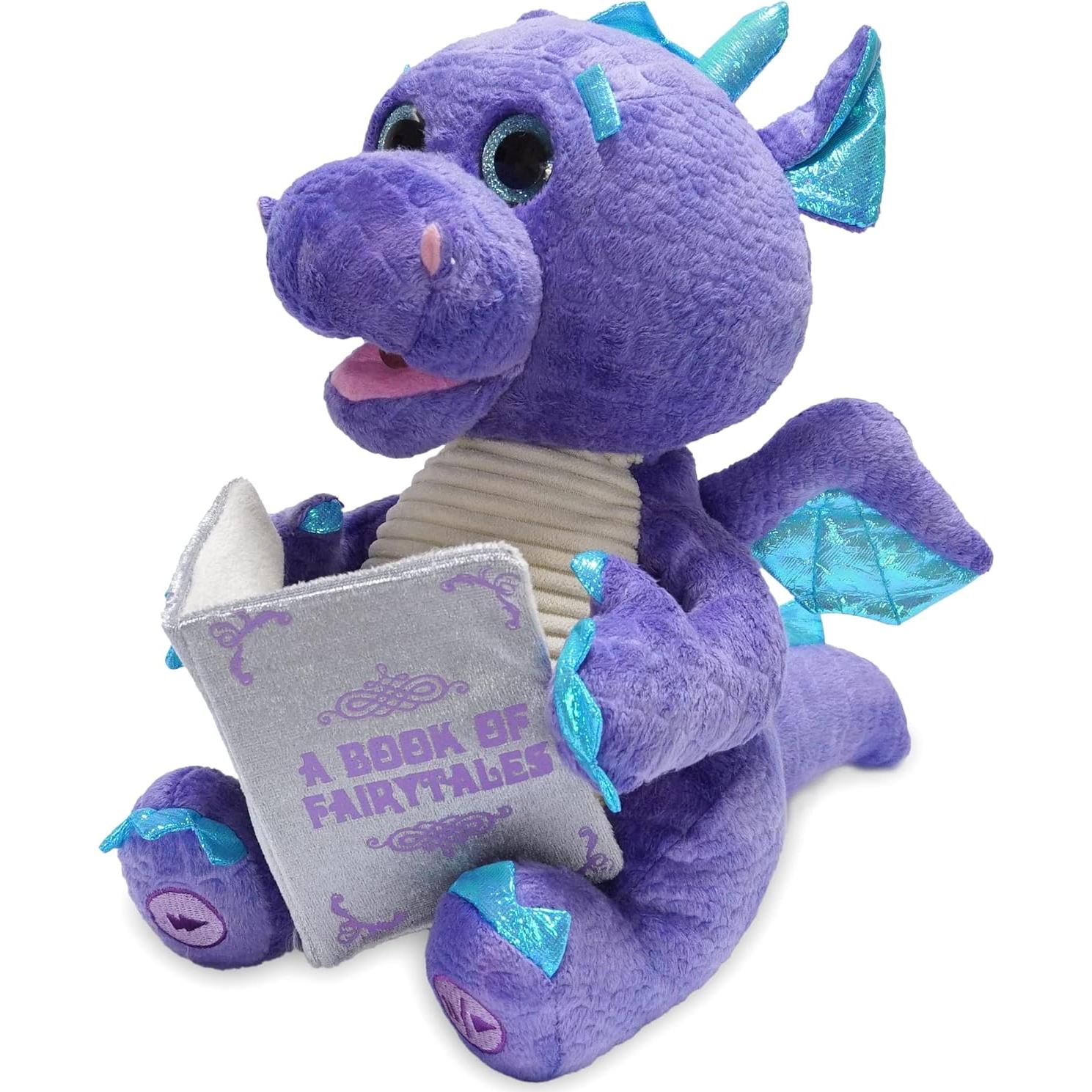 Cuddle Barn Dragón Cuentacuentos Duncan 30 cm Peluche Animado