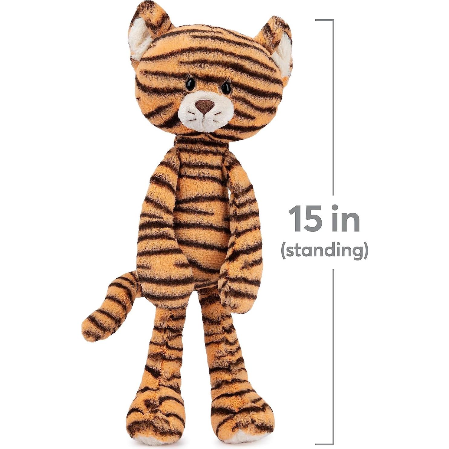 GUND Tigre de Peluche Effe 38 cm Naranja y Negro para 1 Año+