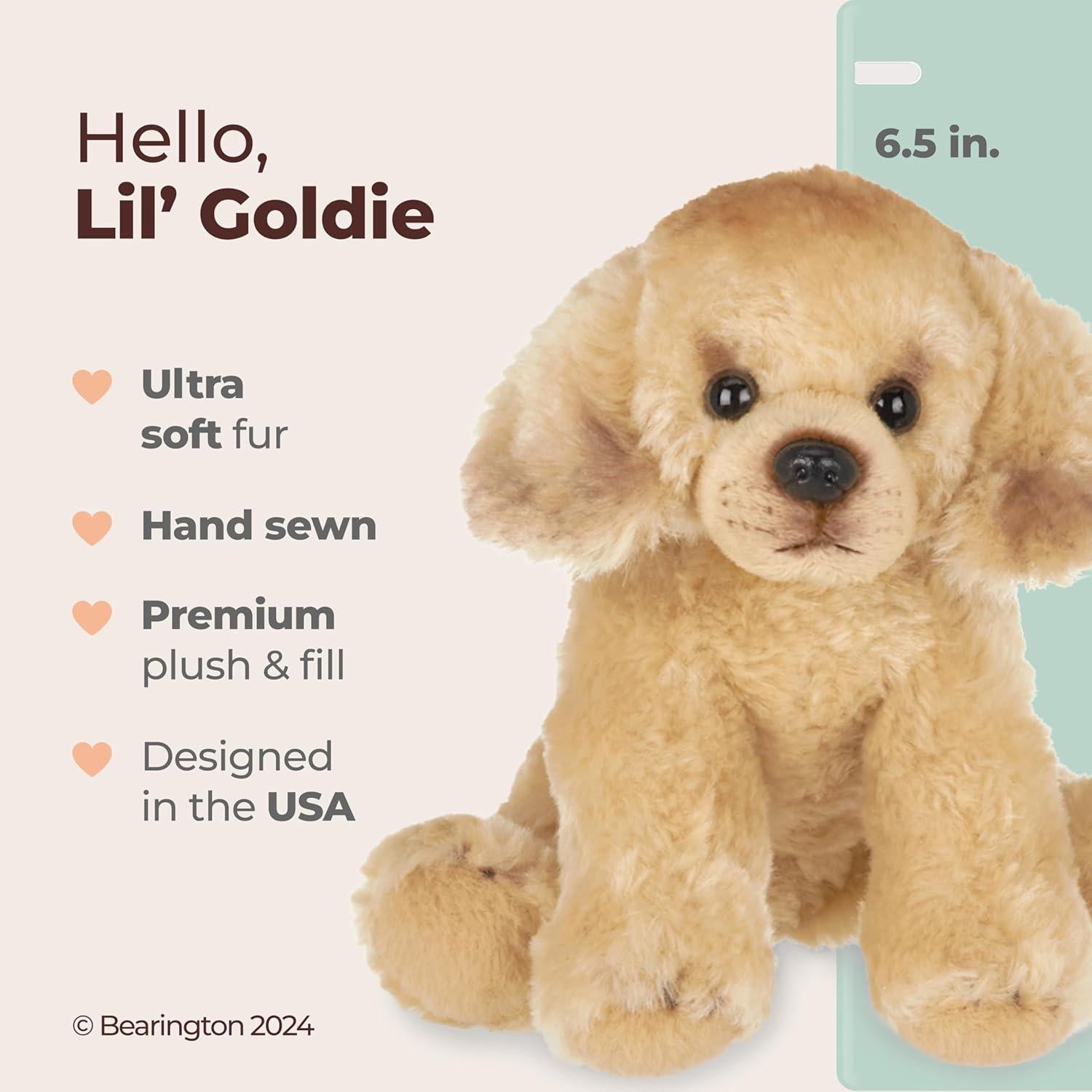 Perro de Peluche Golden Retriever Bearington 16.5 cm