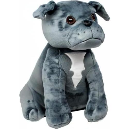 Peluche Magnum 40 cm Perro Pitbull Gris - Mascota Adoptada