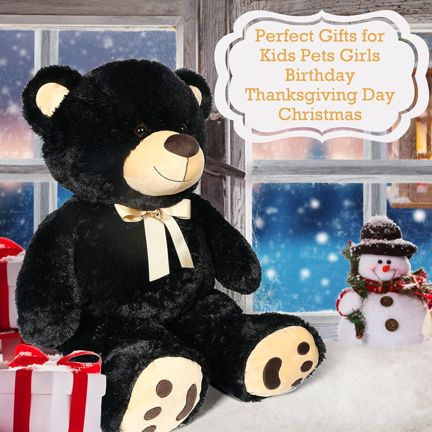 Oso de Peluche Gigante LotFancy 91 cm Lavable para Niños