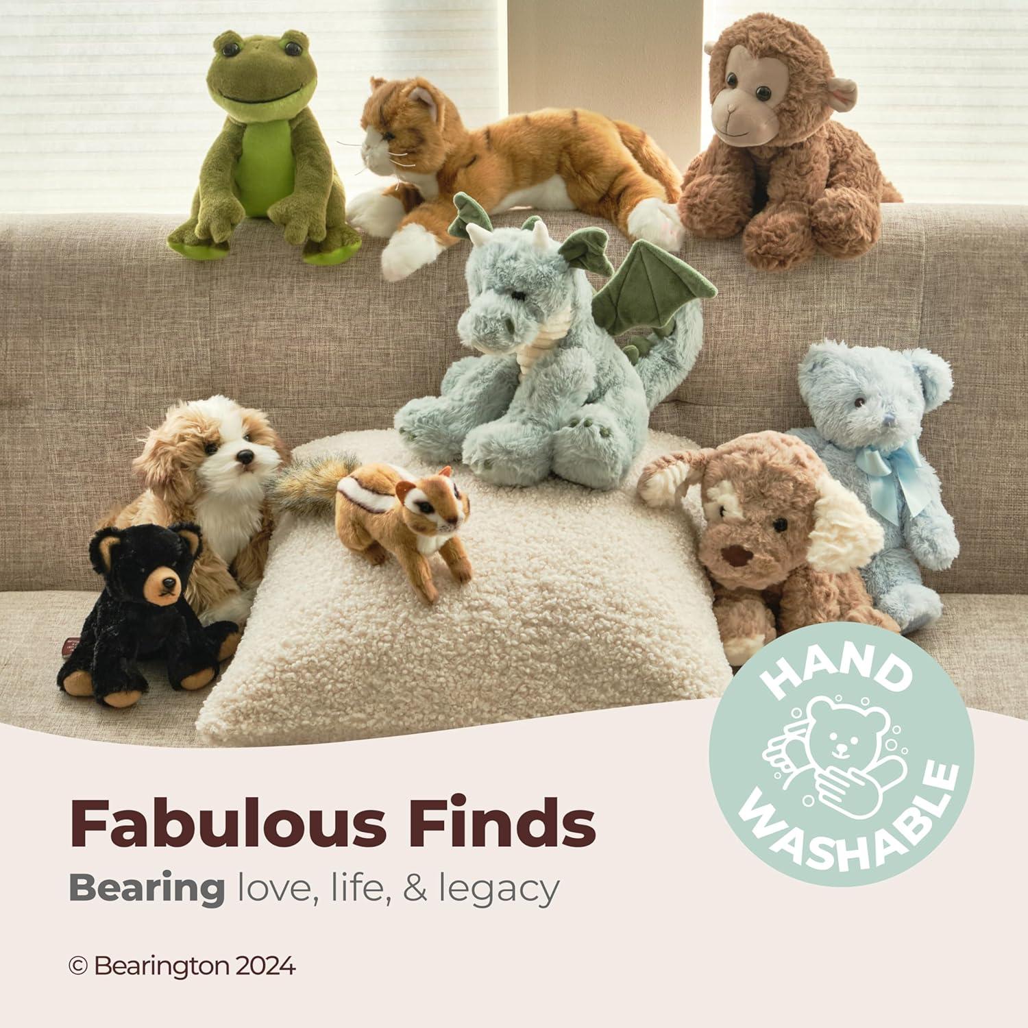 Osito de Peluche Ardilla Negra Bearington Acorn 13 cm