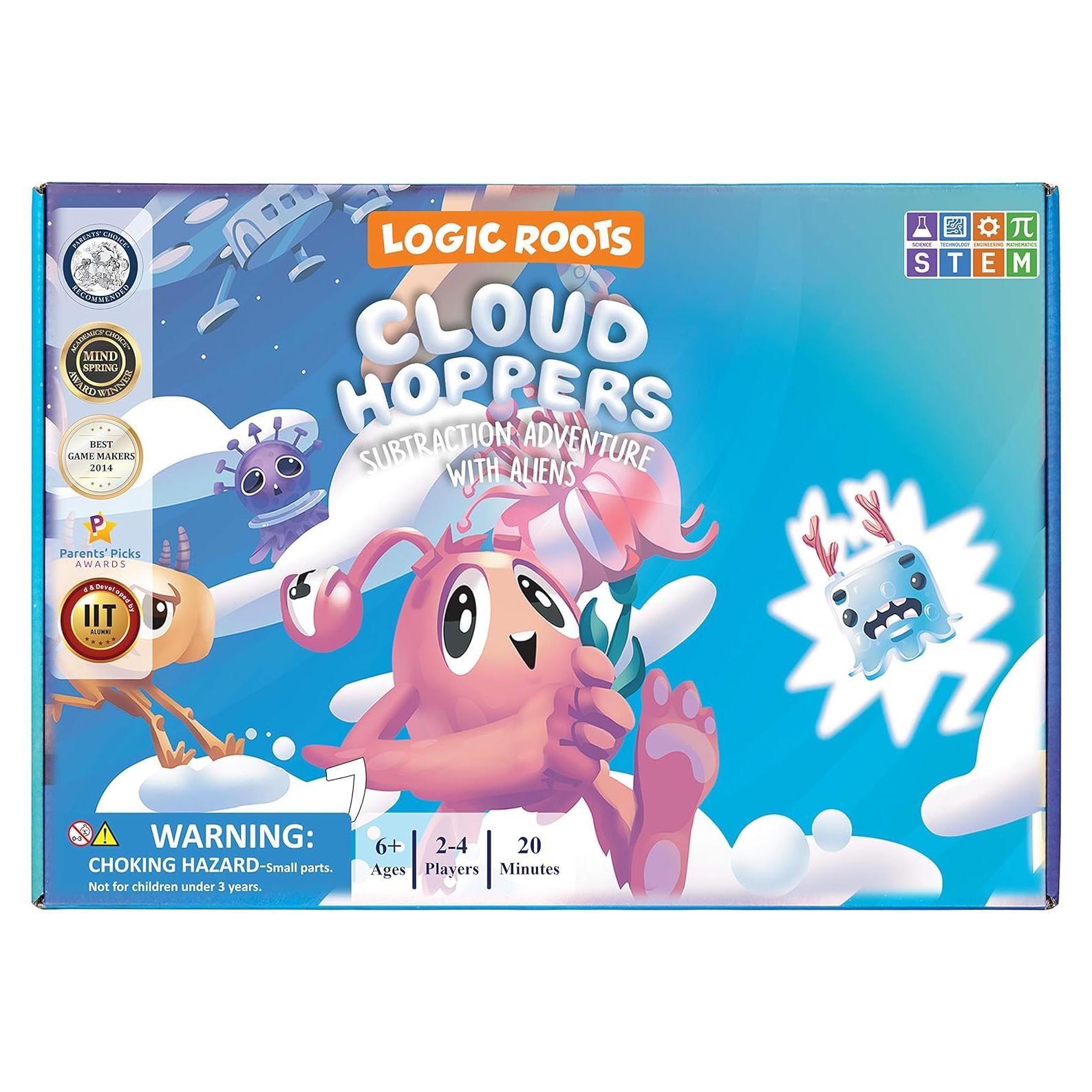 Juego de Mesa Cloud Hoppers - Matemáticas para Niños 6+