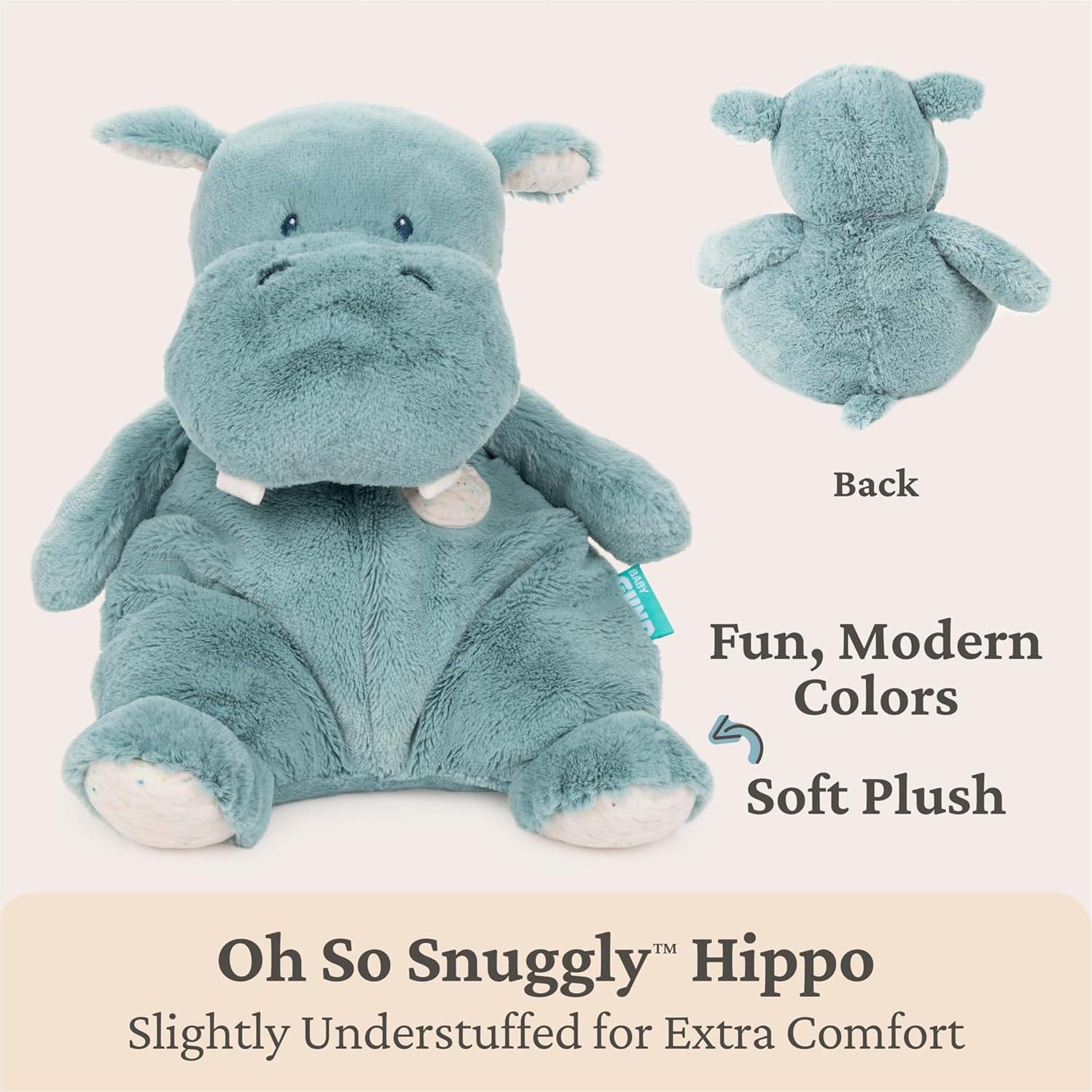 Peluche Hipopótamo GUND Oh So Snuggly 31.75 cm Verde Teal