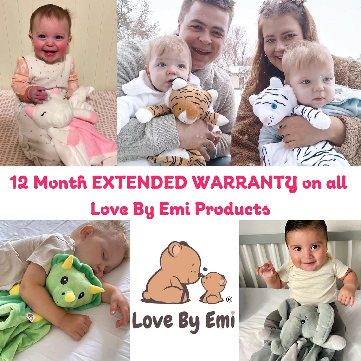 Peluche musical para bebés Love by Emi - Ruido blanco y cuna