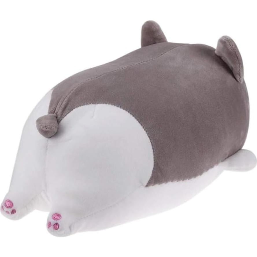 Cojín de Peluche Corgi Sofi 43.9cm Gris - Regalo Ideal