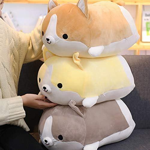 Cojín de Peluche Corgi Sofi 43.9cm Gris - Regalo Ideal