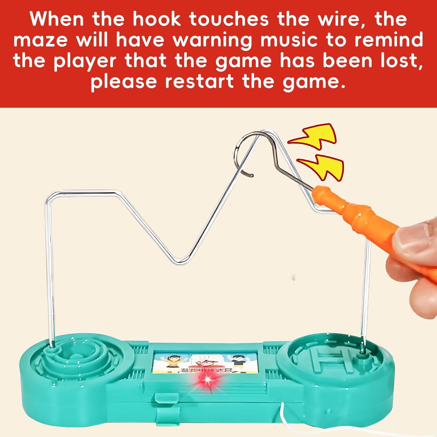 Juego de Laberinto Táctil Eléctrico PROMFMOVE Verde Simple