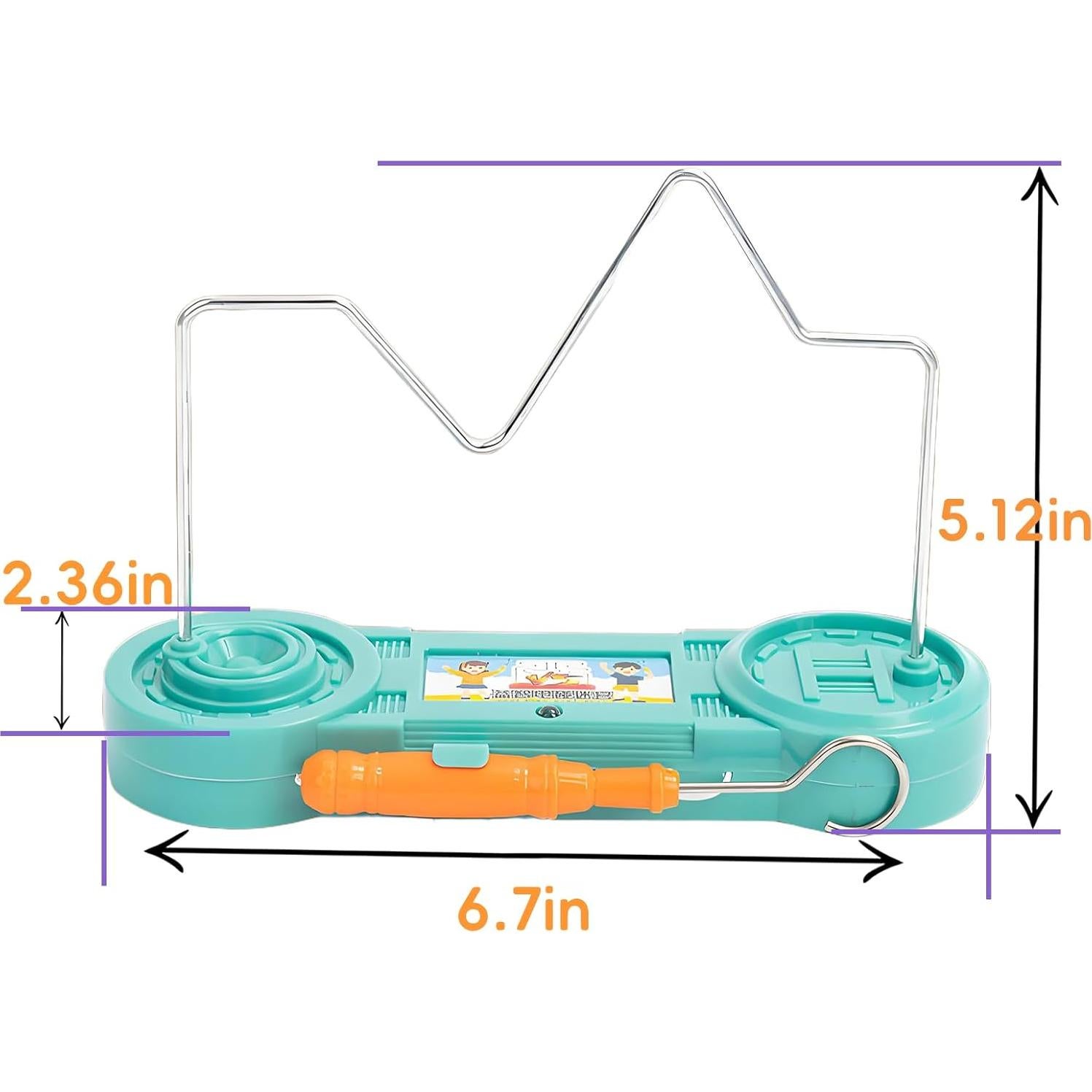 Juego de Laberinto Táctil Eléctrico PROMFMOVE Verde Simple