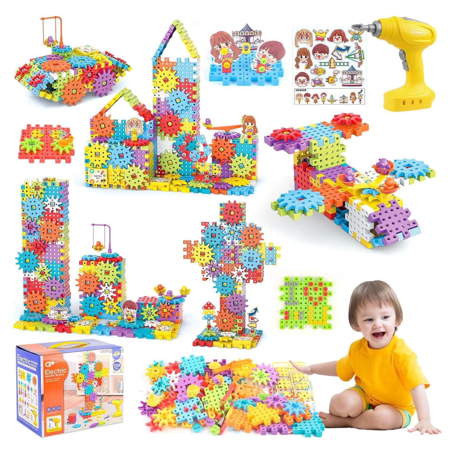 Bloques de Construcción de Engranajes Homesoft 234 Piezas