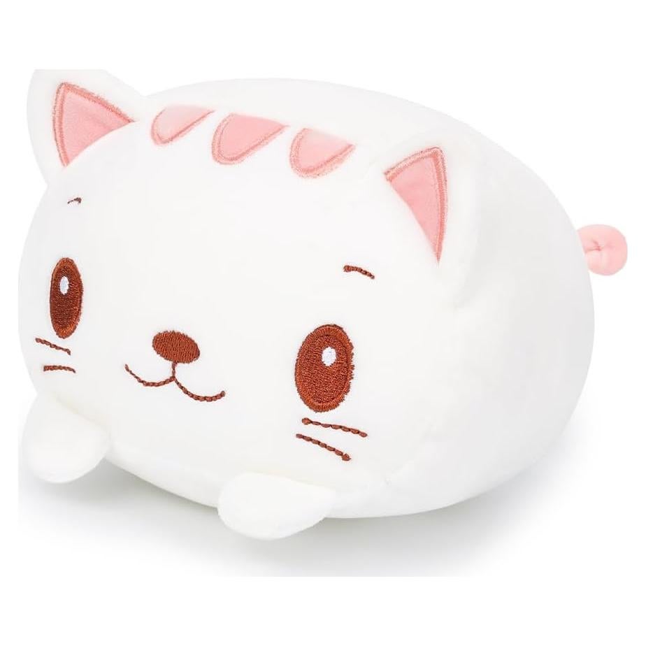 Almohada de Cuerpo Gato Blanco AIXINI 20 cm Peluche Suave
