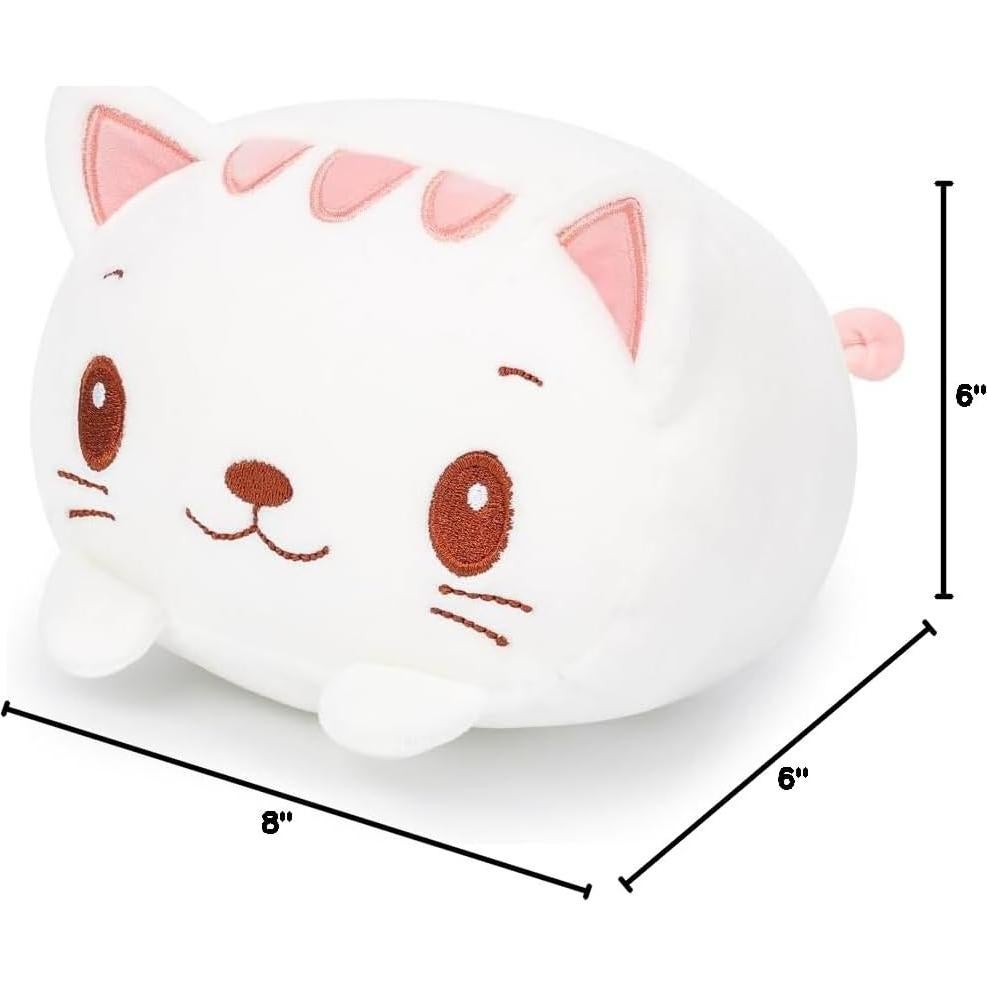 Almohada de Cuerpo Gato Blanco AIXINI 20 cm Peluche Suave