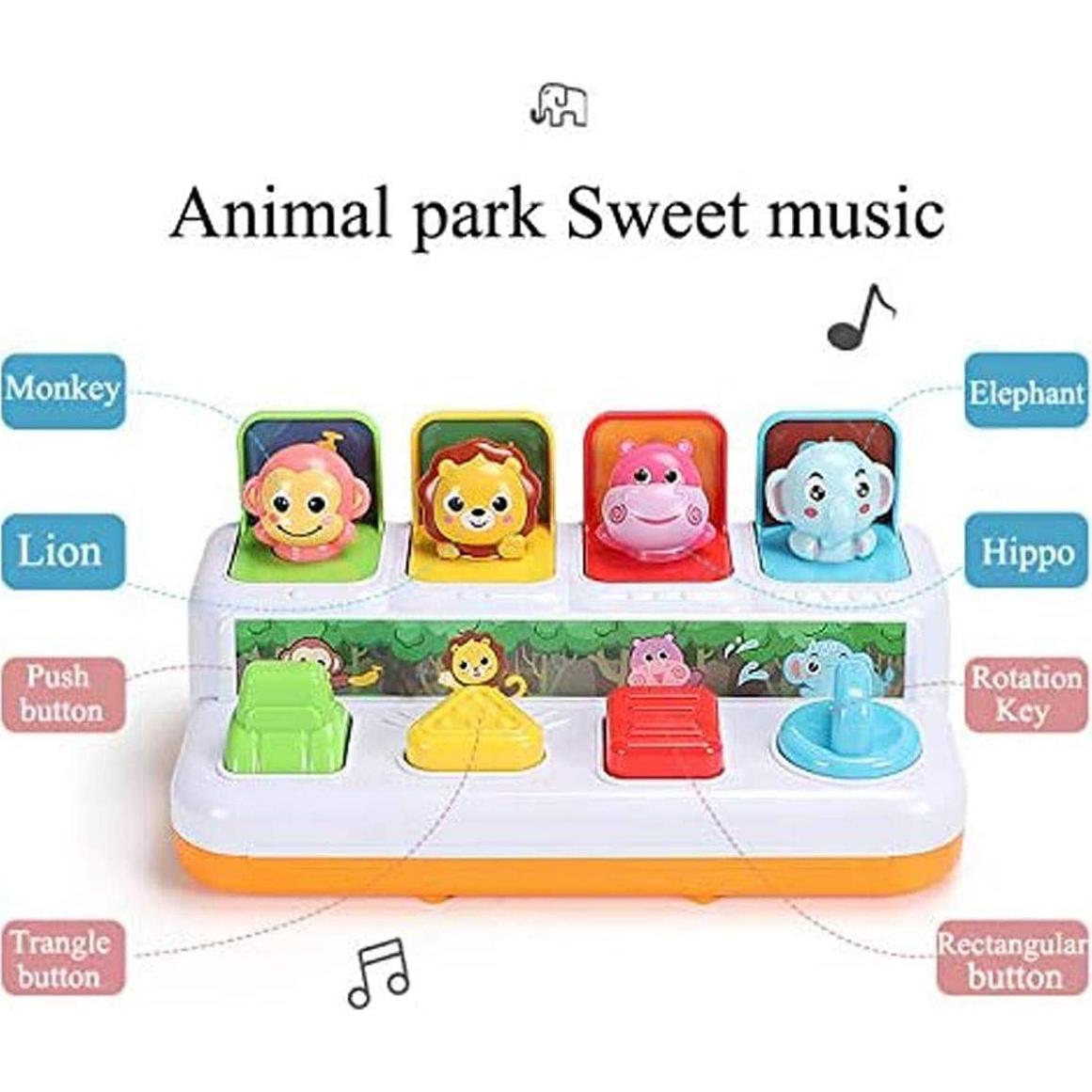 Juguete Musical Interactivo Digo Toys Pop Up Animales 0.65kg