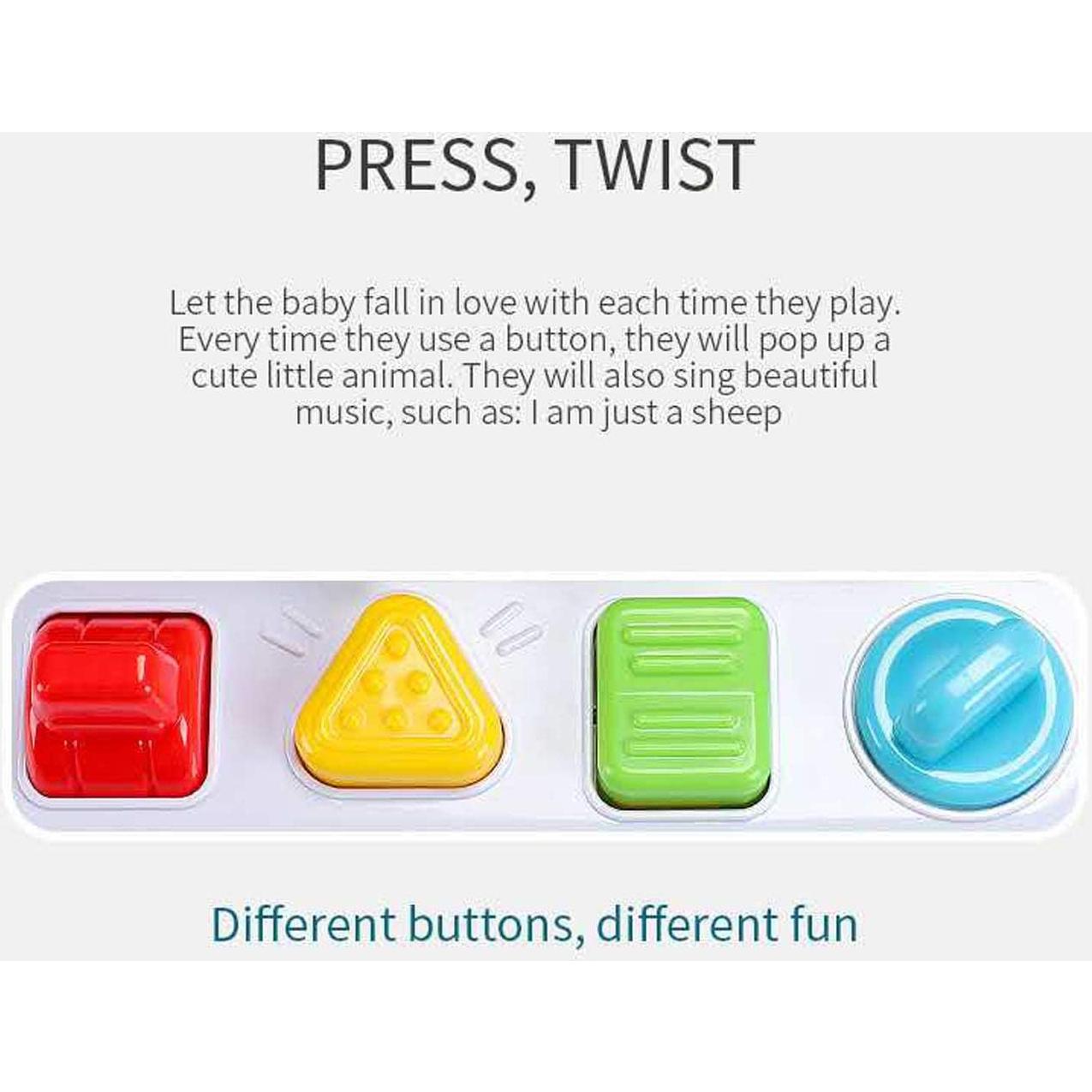 Juguete Musical Interactivo Digo Toys Pop Up Animales 0.65kg