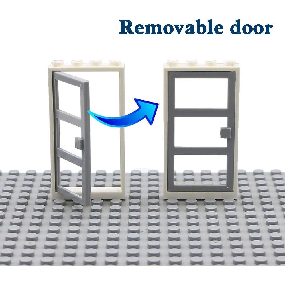 Accesorios de Ladrillos BroTex Farolas y Puertas 20 Piezas