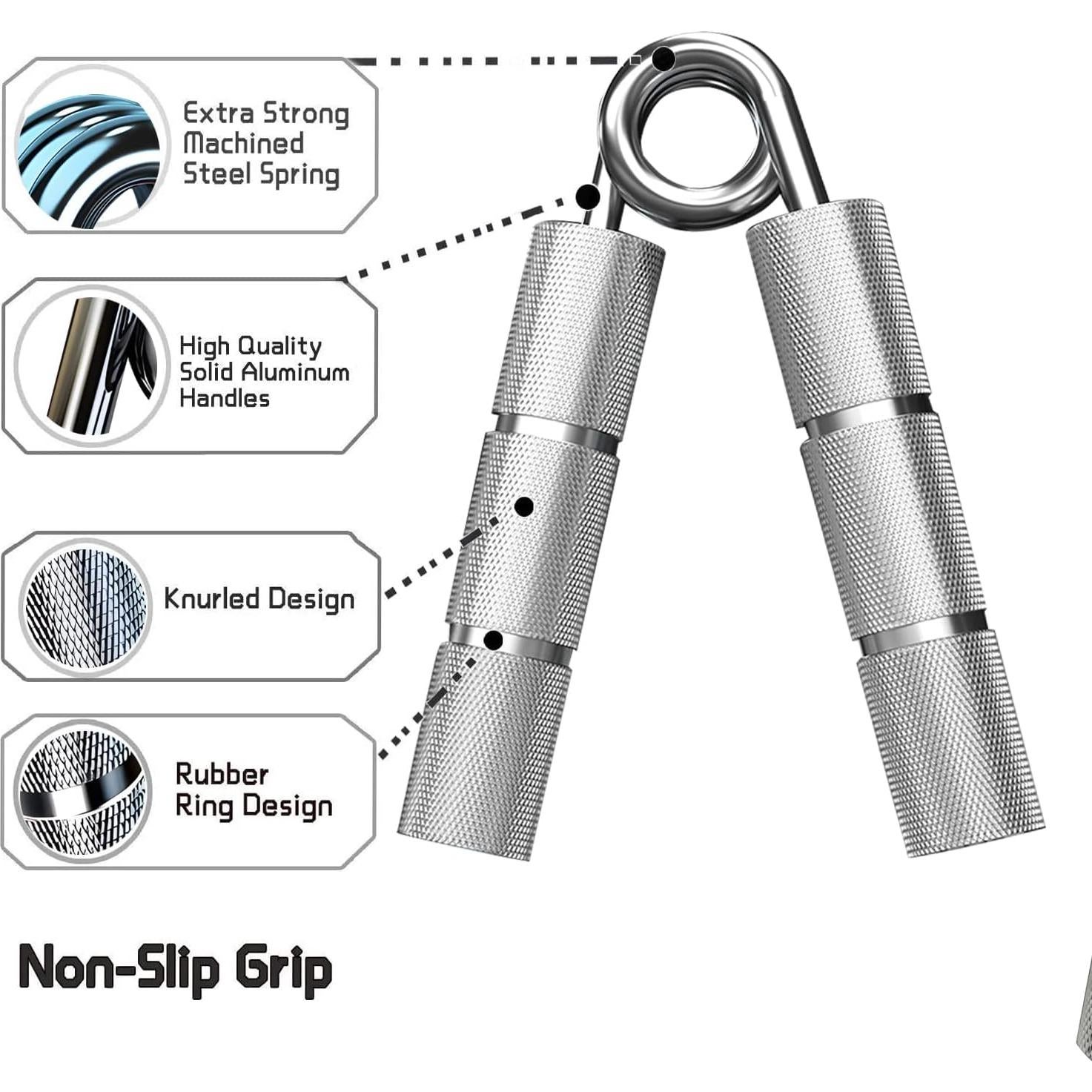 Juego de Agarradores de Mano WANSPOORTS 13 Pack 22-181kg