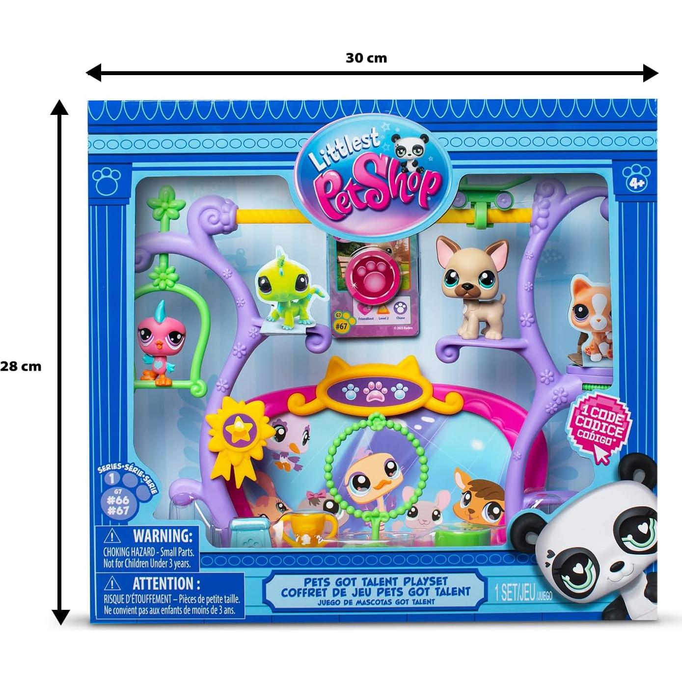 Juego de Talentos Littlest Pet Shop - Generación 7 con 2 mascotas