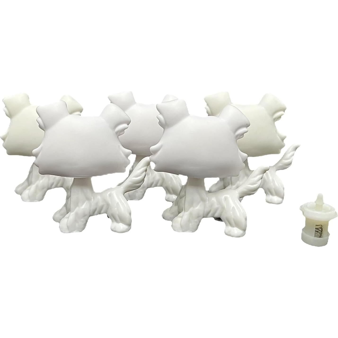 Base Blanca para Mascotas LPSCB 5 Piezas Collie DIY