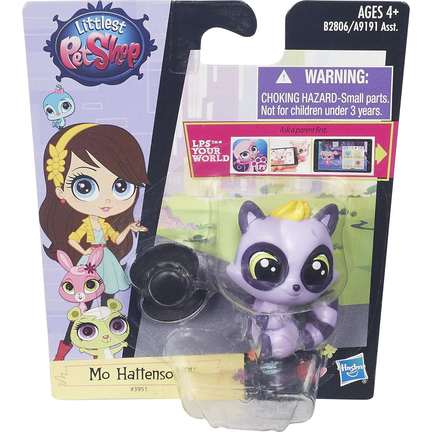Littlest Pet Shop Mo Hattenson Mascota Coleccionable