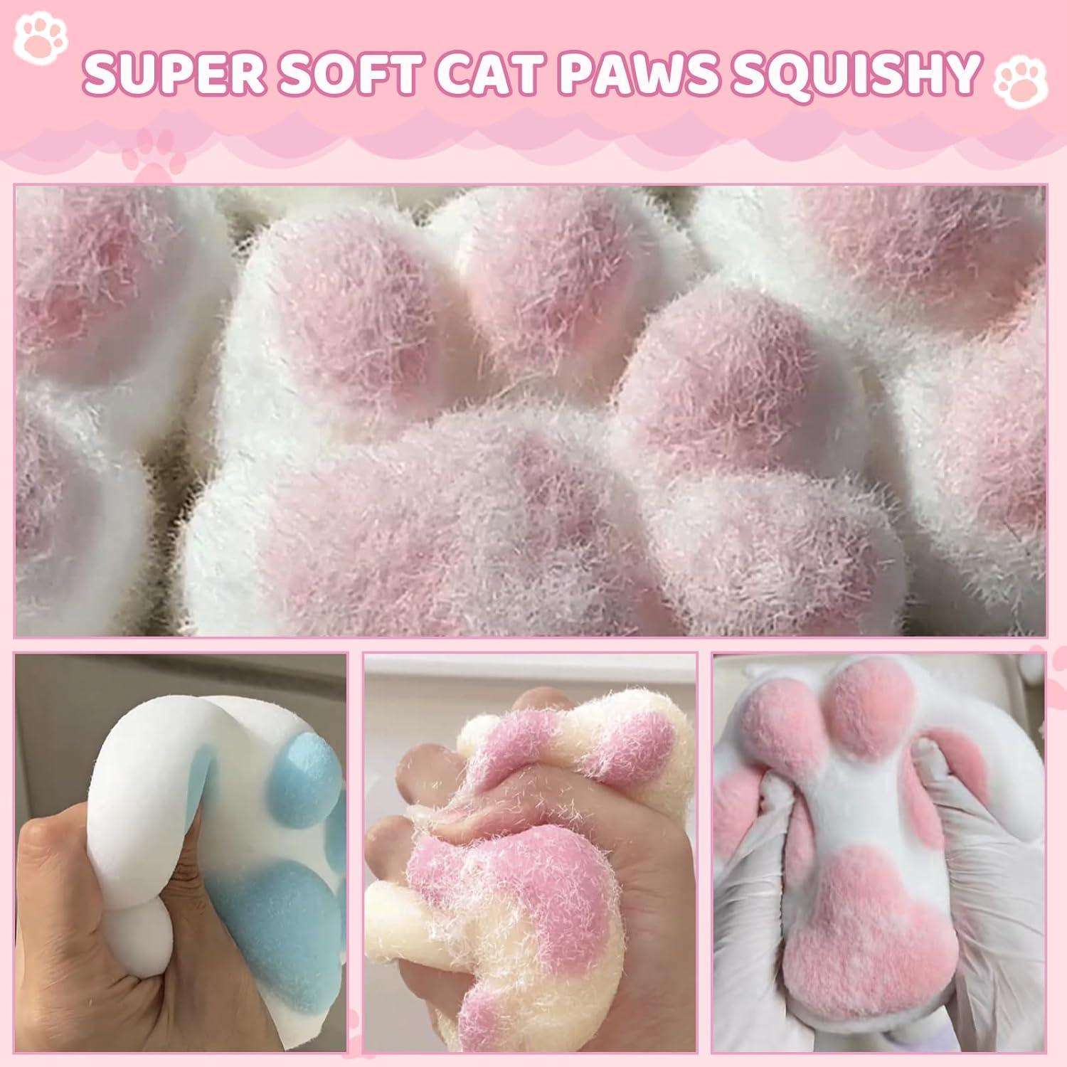 Juguete Sensorial de Silicona Pata de Gato HOAIME Blanco 10.16 cm