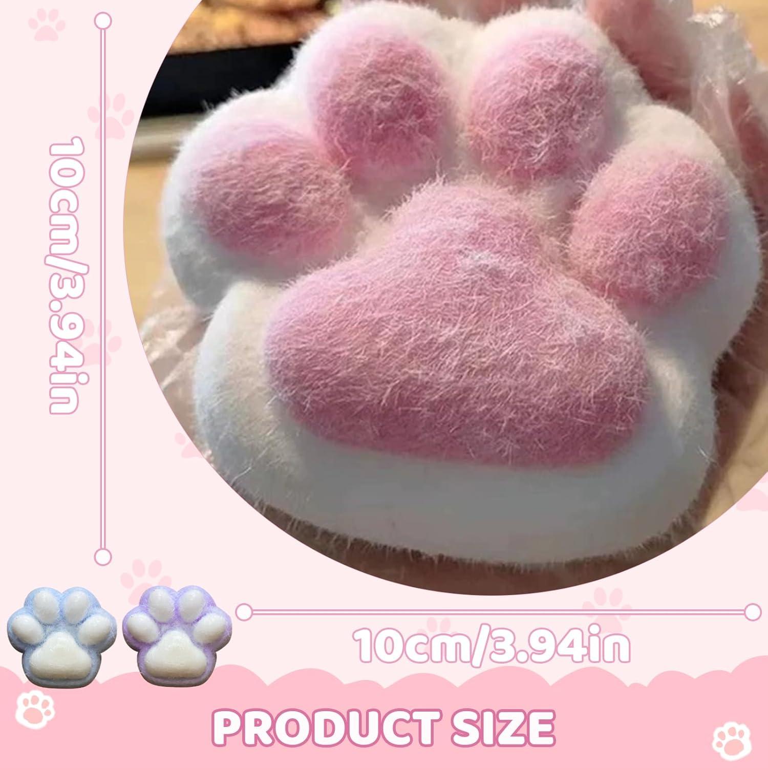 Juguete Sensorial de Silicona Pata de Gato HOAIME Blanco 10.16 cm
