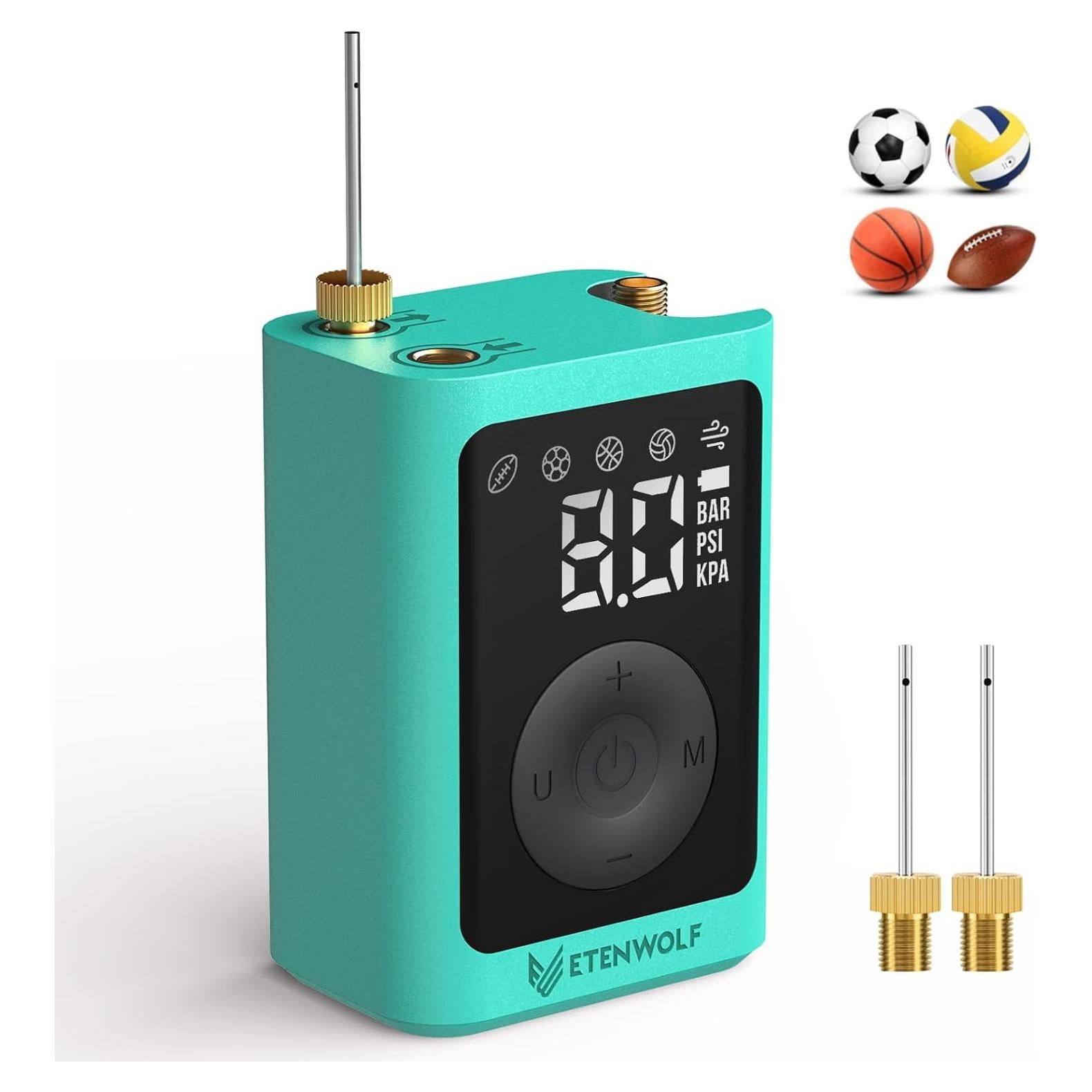 Bomba de Aire Eléctrica ETENWOLF P300 para Pelotas 2-17 PSI