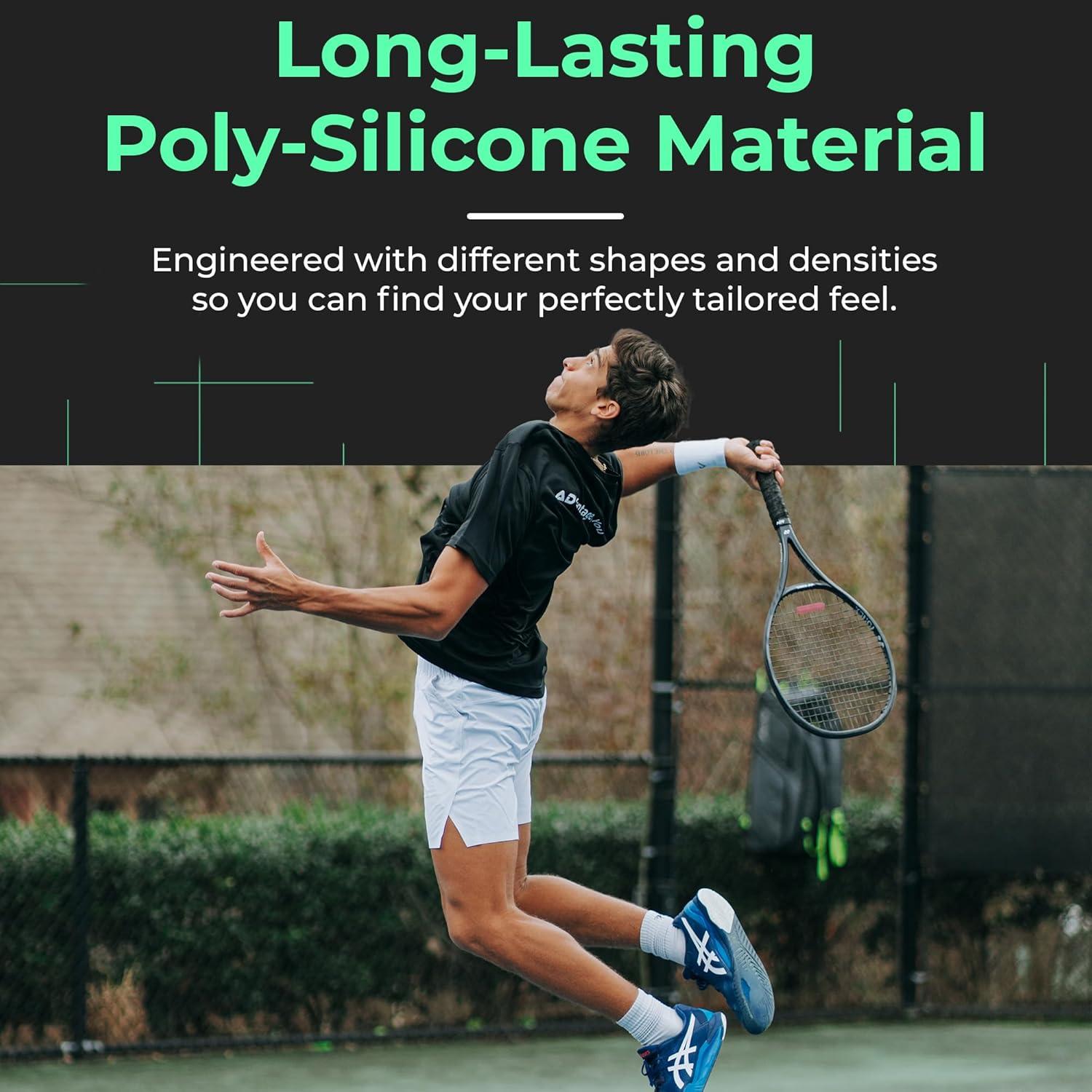 Amortiguador de Raqueta de Tenis ADV - Paquete de 3 - Silicona