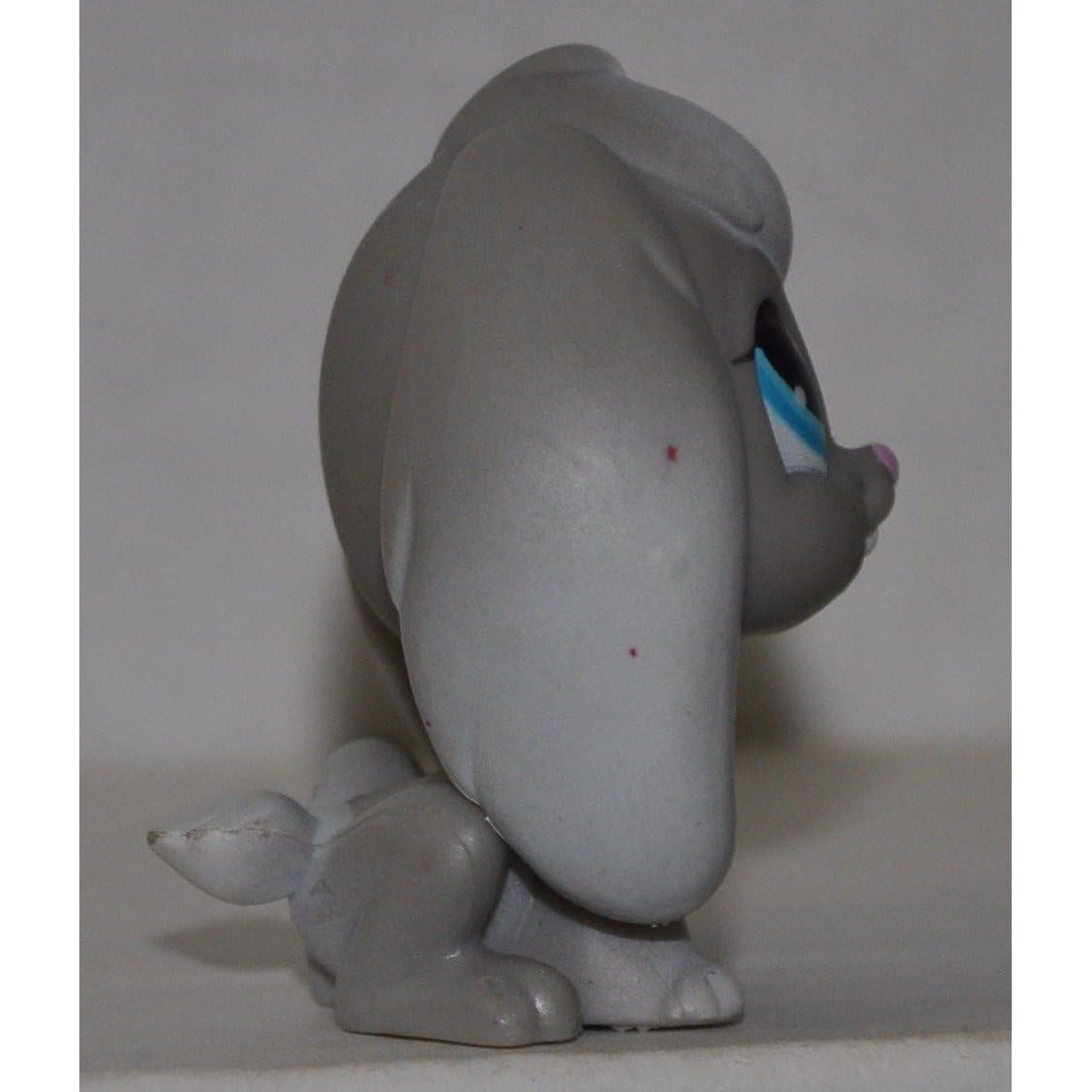 Conejo Littlest Pet Shop #346 Gris Ojos Azules Juguete Coleccionable